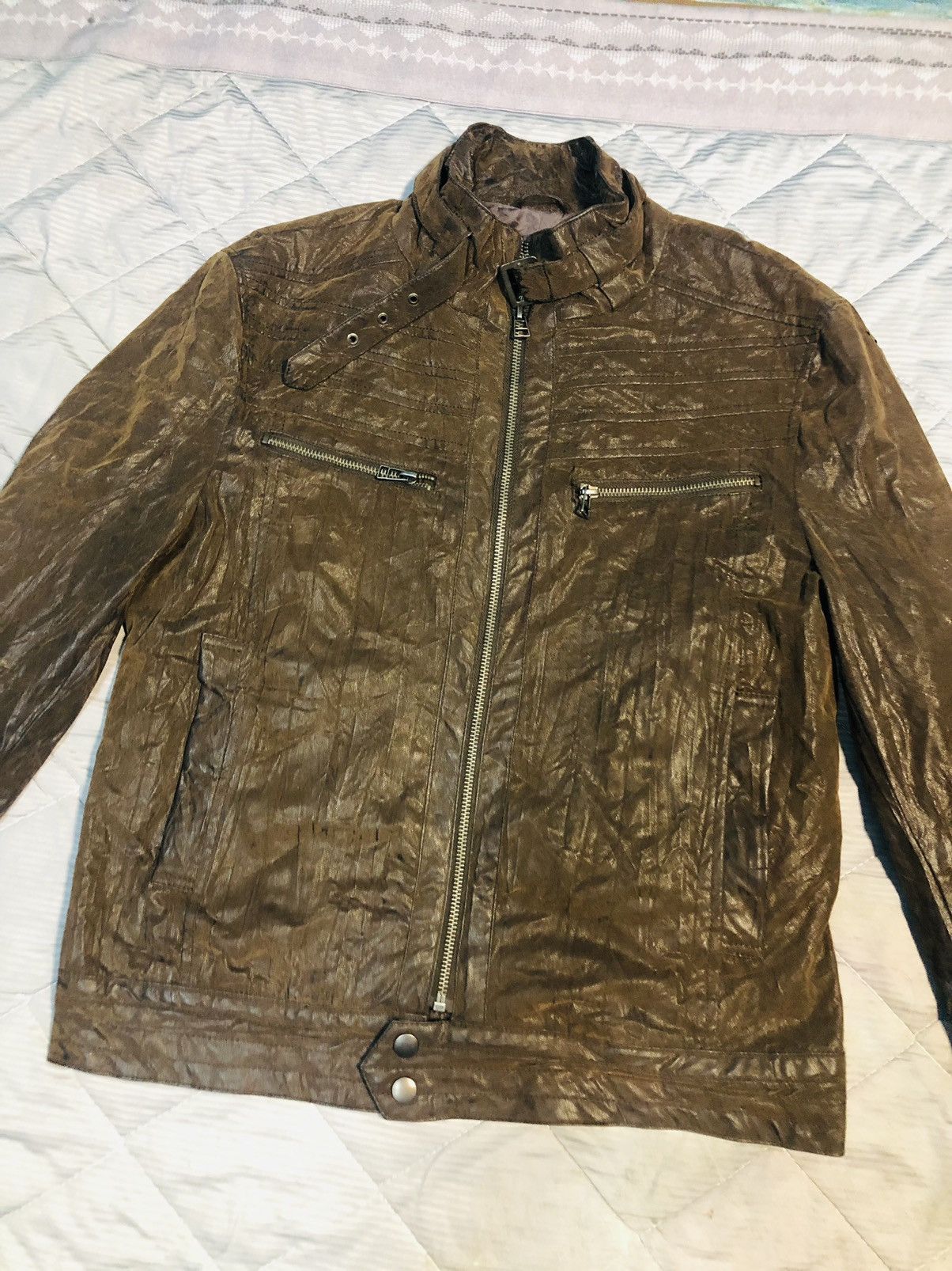 Japanese Brand Spinalh Leather Jacket Zippered (23) Size US M / EU 48-50 / 2 - 3 Thumbnail