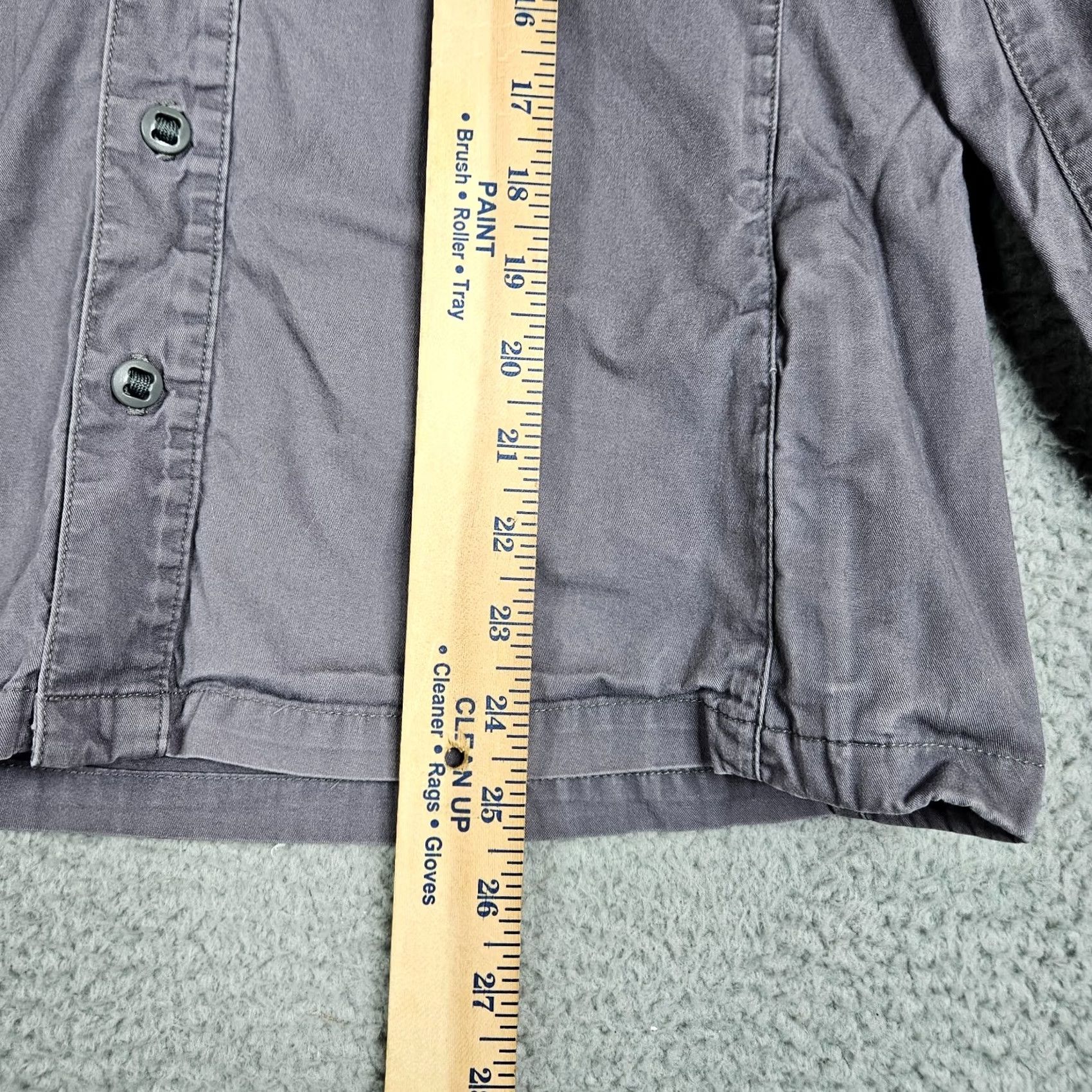 Vintage TRIPLE AUGT DESIGN Men’s Button-Up Long Sleeve Gray Shirt XS Size Size US XS / EU 42 / 0 - 5 Thumbnail