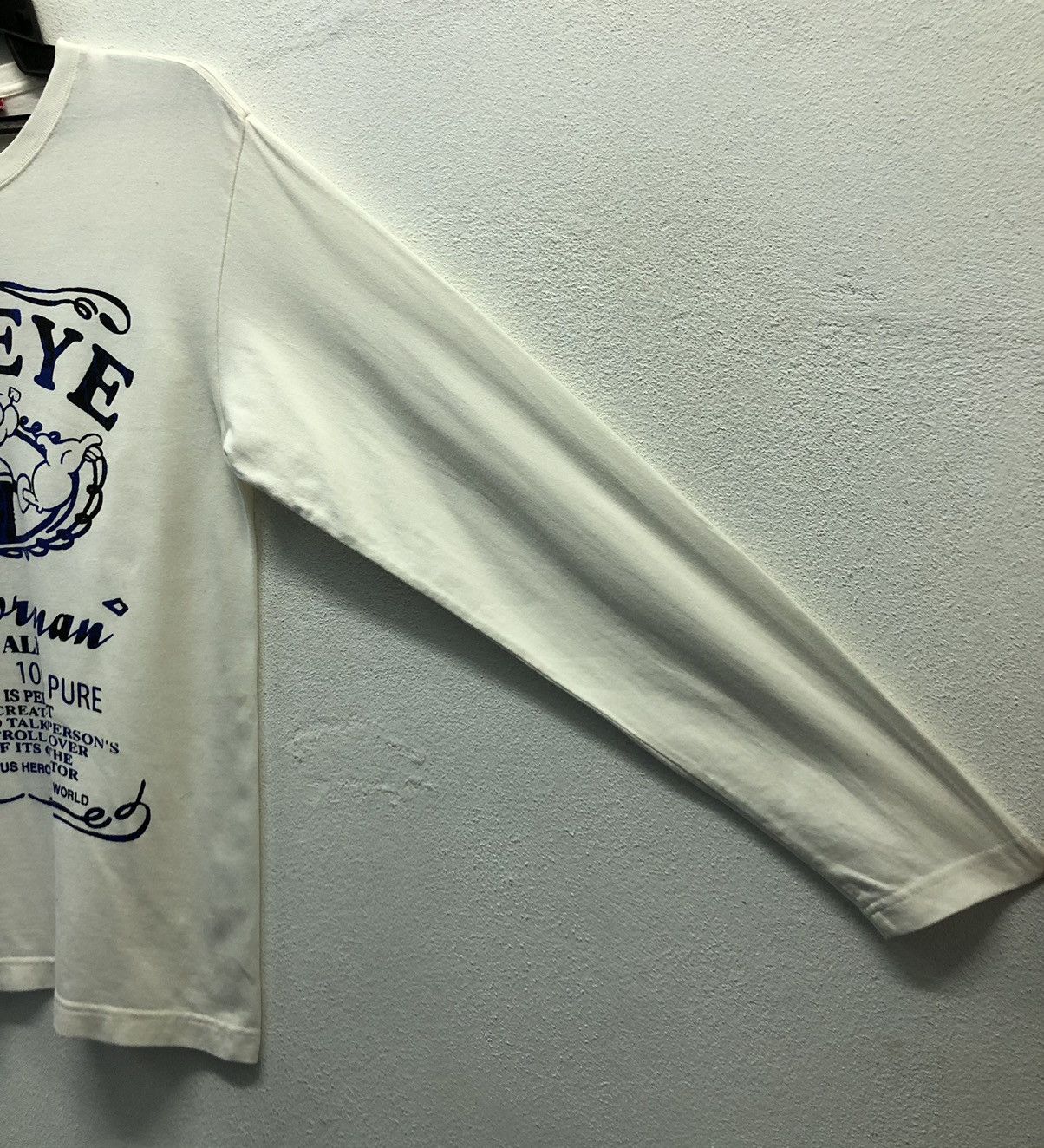 Vintage Vintage Popeye The Sailorman His Ally Long Sleeve T-Shirt Size US L / EU 52-54 / 3 - 6 Thumbnail