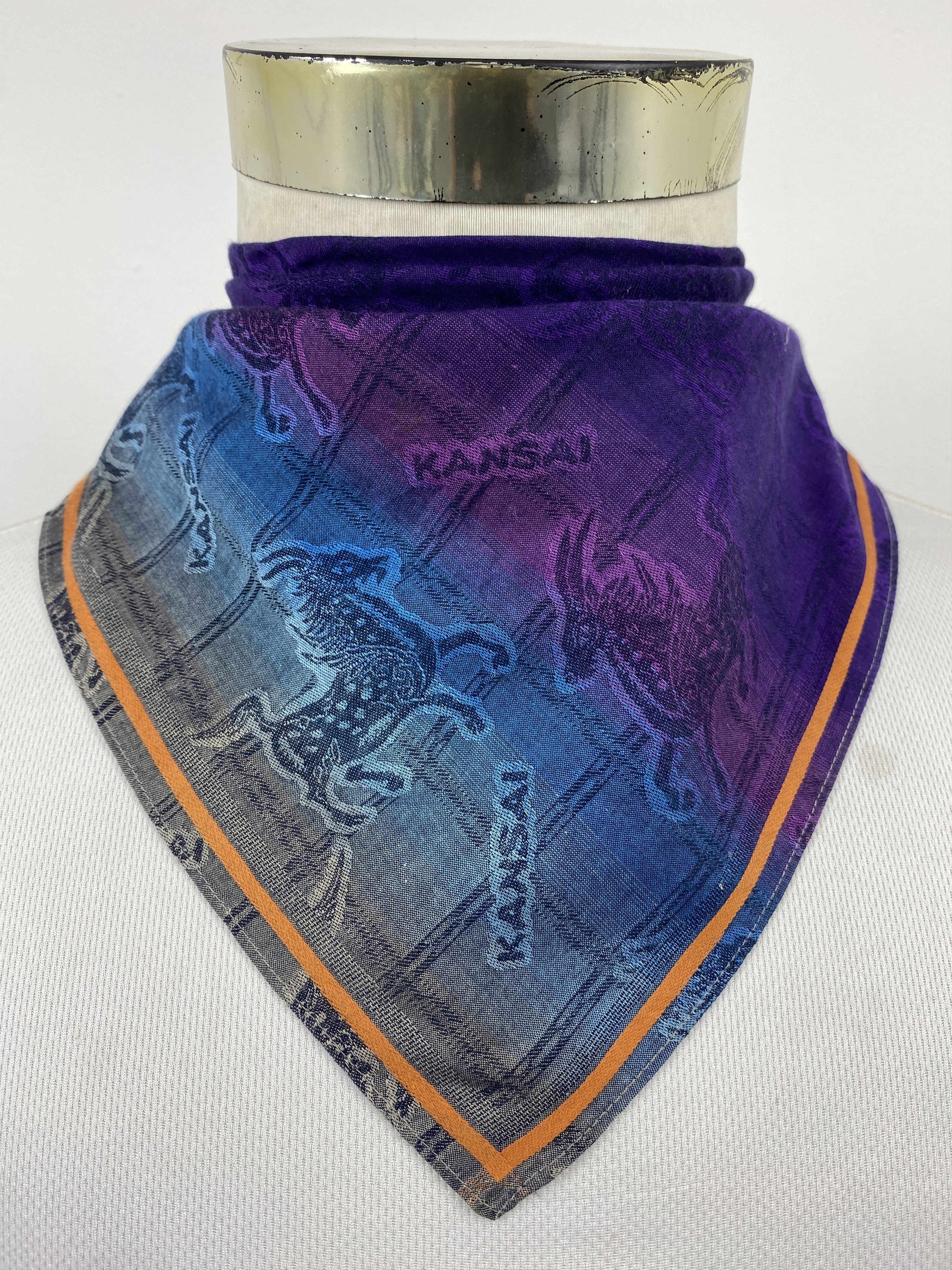 Kansai Yamamoto Vintge Kansai Handkerchief / Neckerchief HKC1147 Size ONE SIZE - 1 Thumbnail