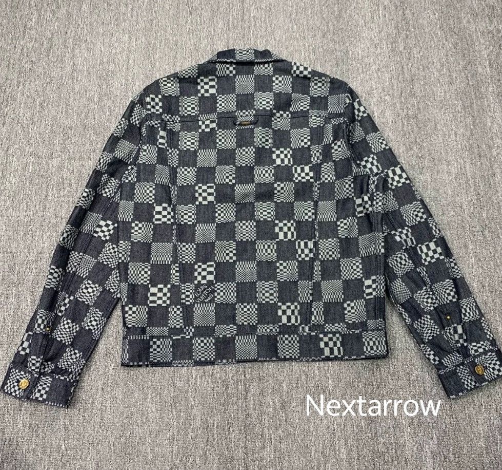 Louis Vuitton Louis Vuitton Checkered denim jacket 2412-Nextarrow Size XL / US 12-14 / IT 48-50 - 2 Thumbnail
