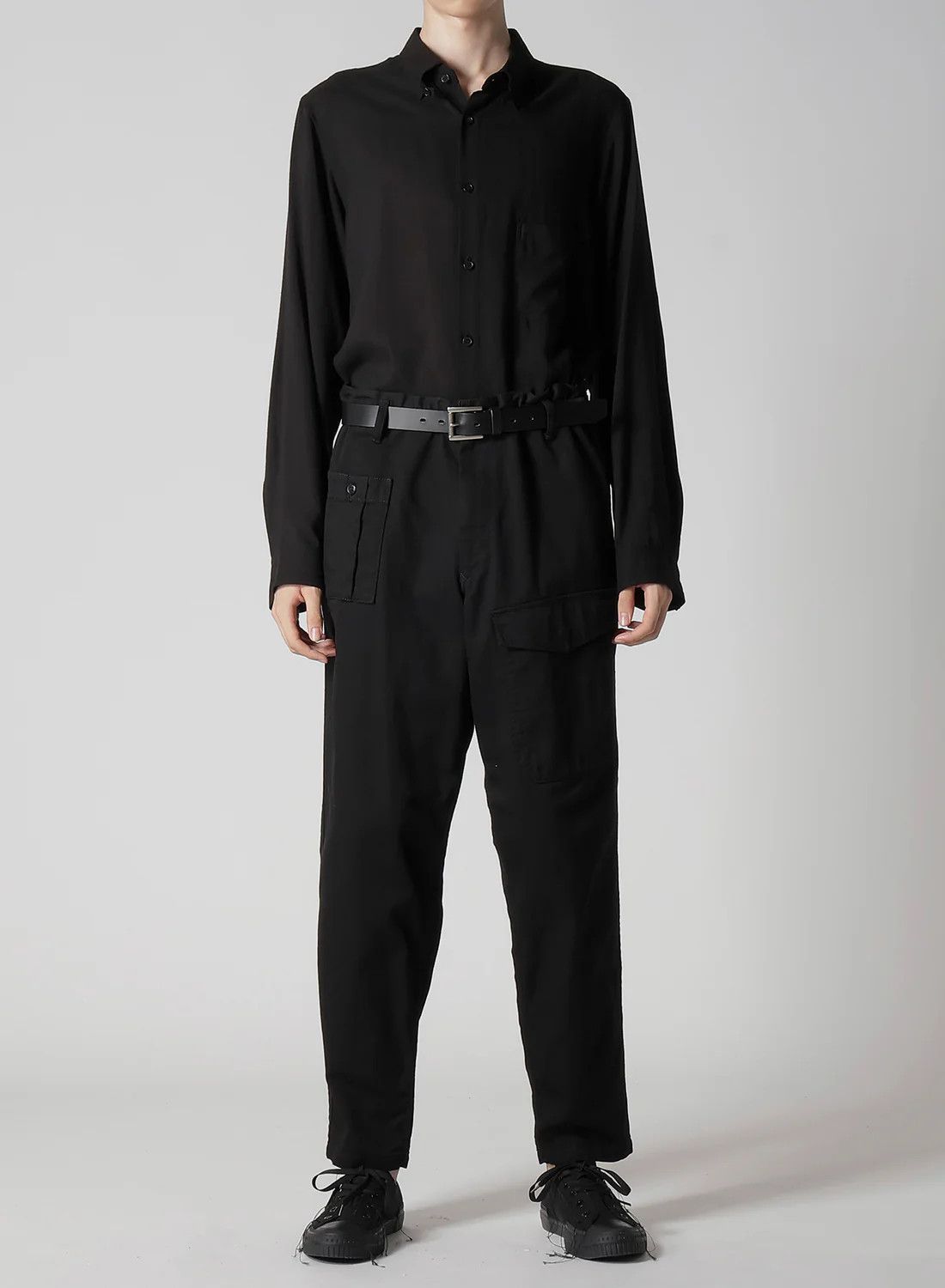 Yohji Yamamoto Black Scandal Work Pants Size US 34 / EU 50 - 9 Thumbnail