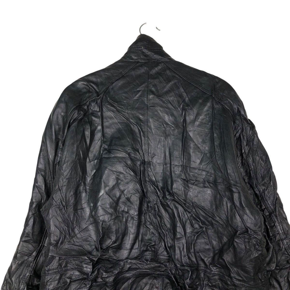 Japanese Brand 📌Vintage Biker Genuine Leather Jacket Vernon Issey Miyake Size US L / EU 52-54 / 3 - 10 Thumbnail