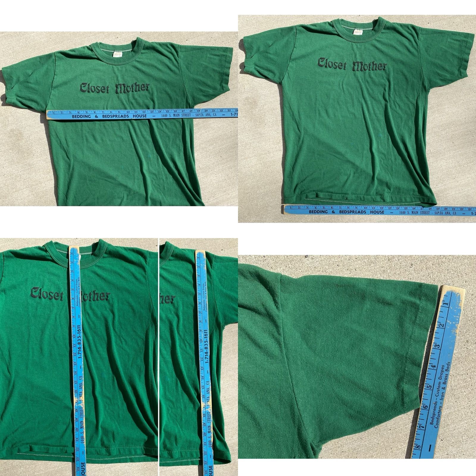 Vintage VINTAGE Sportswear T-Shirt, Single Stitch, 70s 80s, Green, Size L, Mens, Short Sleeve, Iron On Letting Tee Size US L / EU 52-54 / 3 - 11 Thumbnail