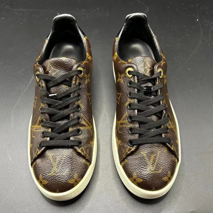 Louis Vuitton Louis Vuitton Frontrow Monogram Sneakers for Women -2508 Size US 6 / IT 36 - 2 Thumbnail