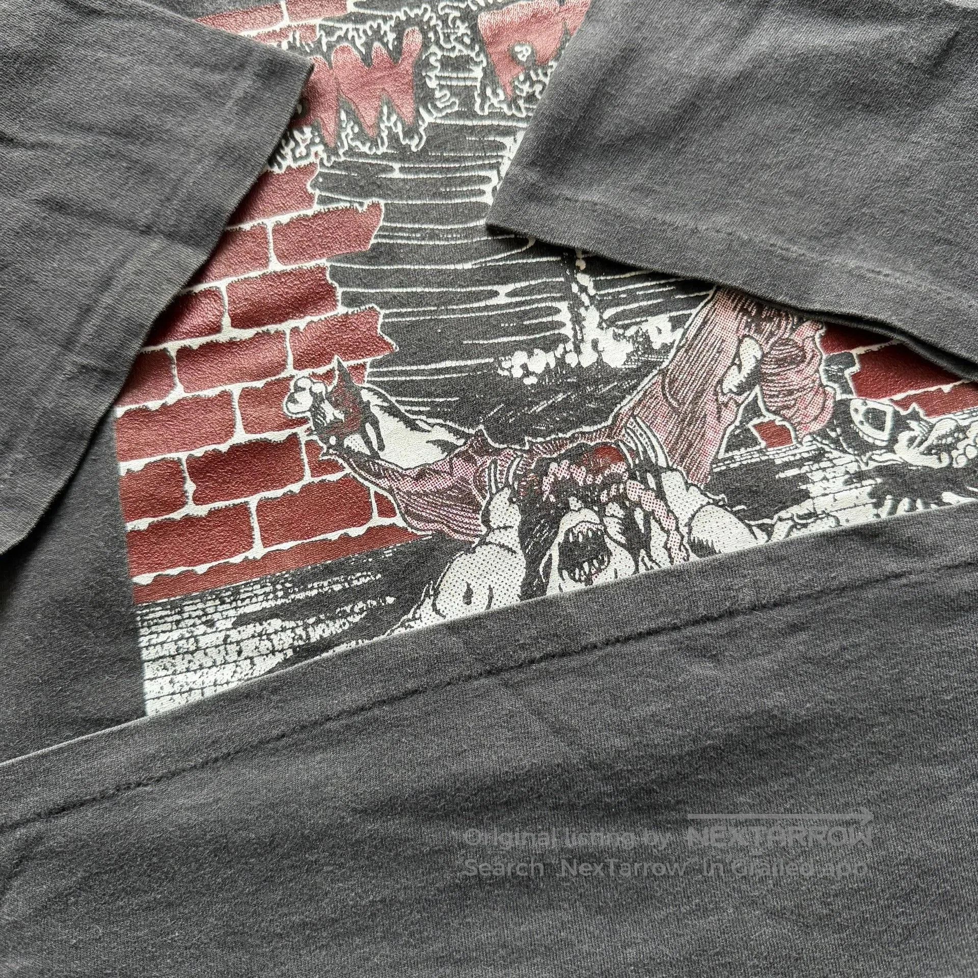 Vintage Vintage 90s Punk Raw Power Band Tee. Size US L / EU 52-54 / 3 - 4 Thumbnail