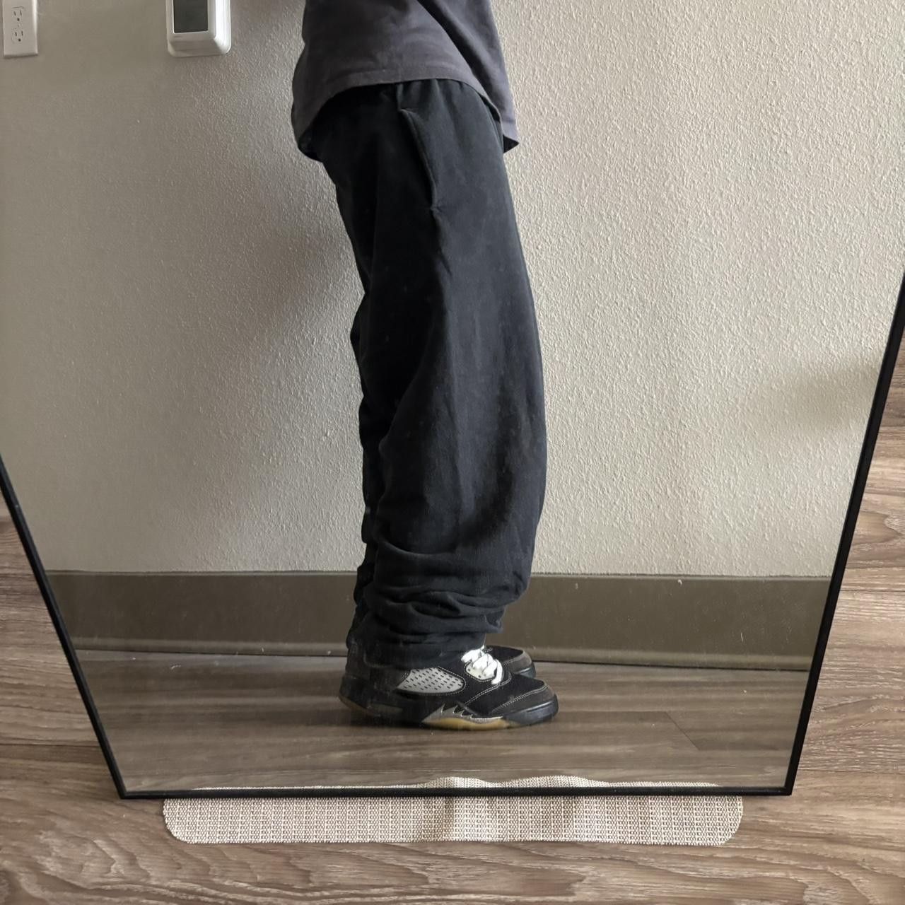 Japanese Brand Crazy Vintage Y2K/2000s Black Essential Sweatpants! Fits M Size US 32 / EU 48 - 2 Thumbnail