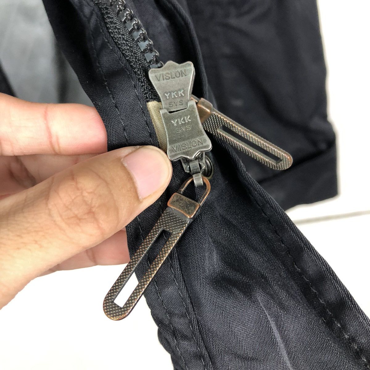 Japanese Brand 📌Vintage Biker Parachute Jacket Junmen Black Line Ginza Size US M / EU 48-50 / 2 - 18 Thumbnail