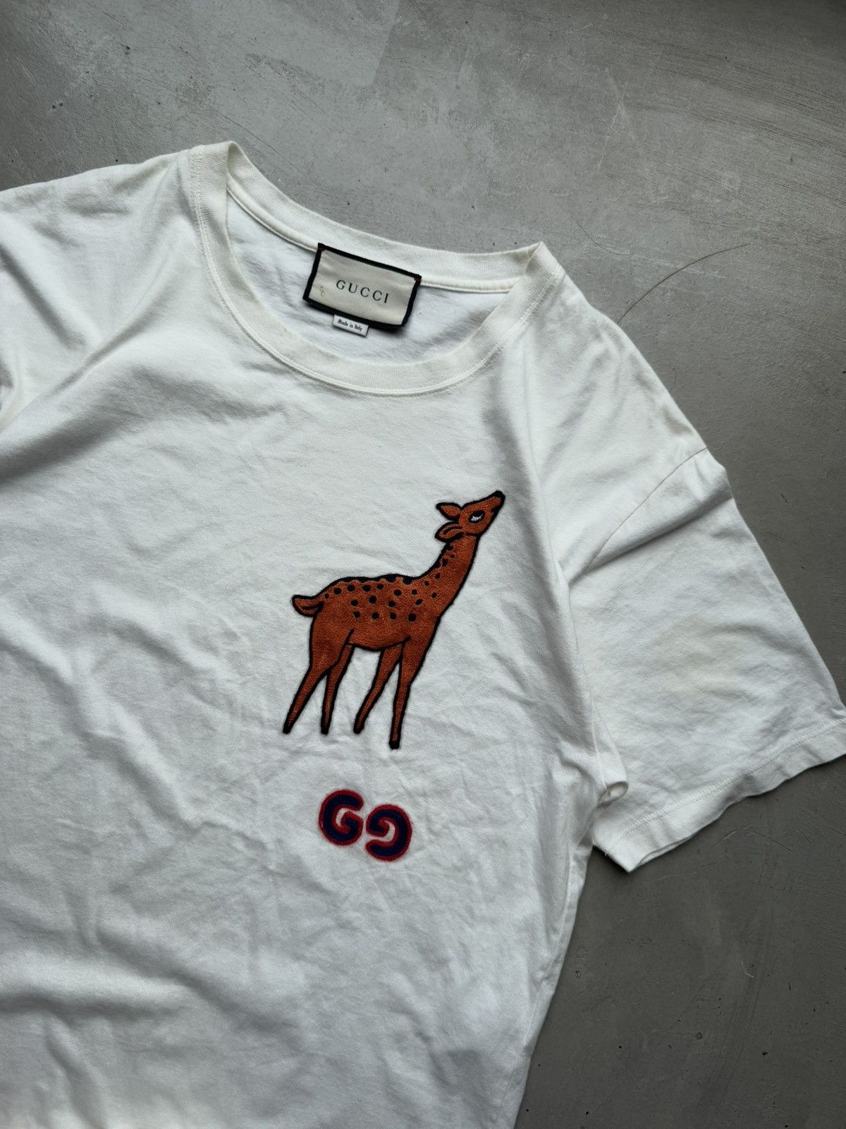 Gucci Gucci - Deer Patch Shirts Size US S / EU 44-46 / 1 - 3 Thumbnail