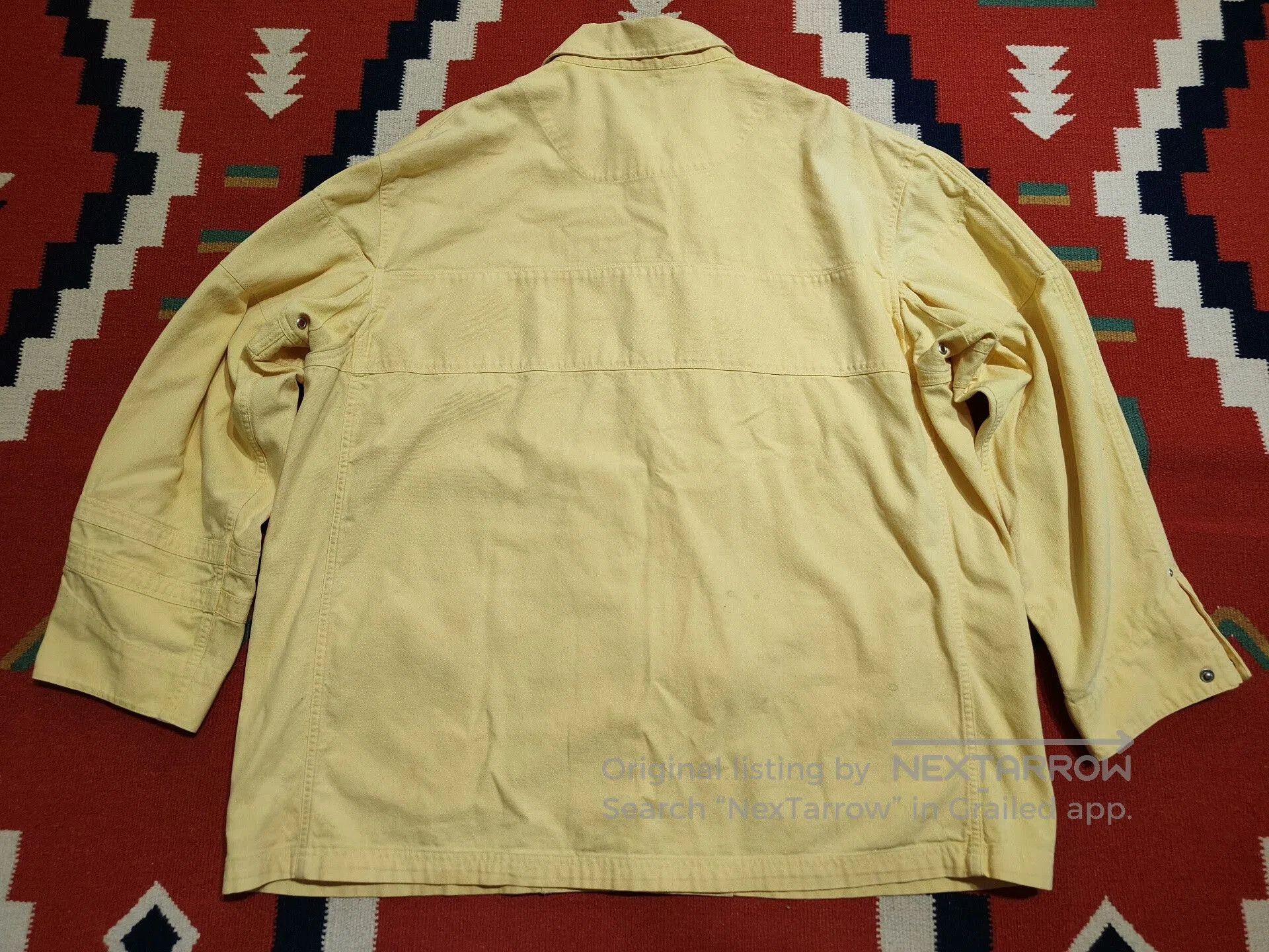 RRL Ralph Lauren Vintage Polo Yellow Firefighter Jacket. Size US XL / EU 56 / 4 - 5 Thumbnail