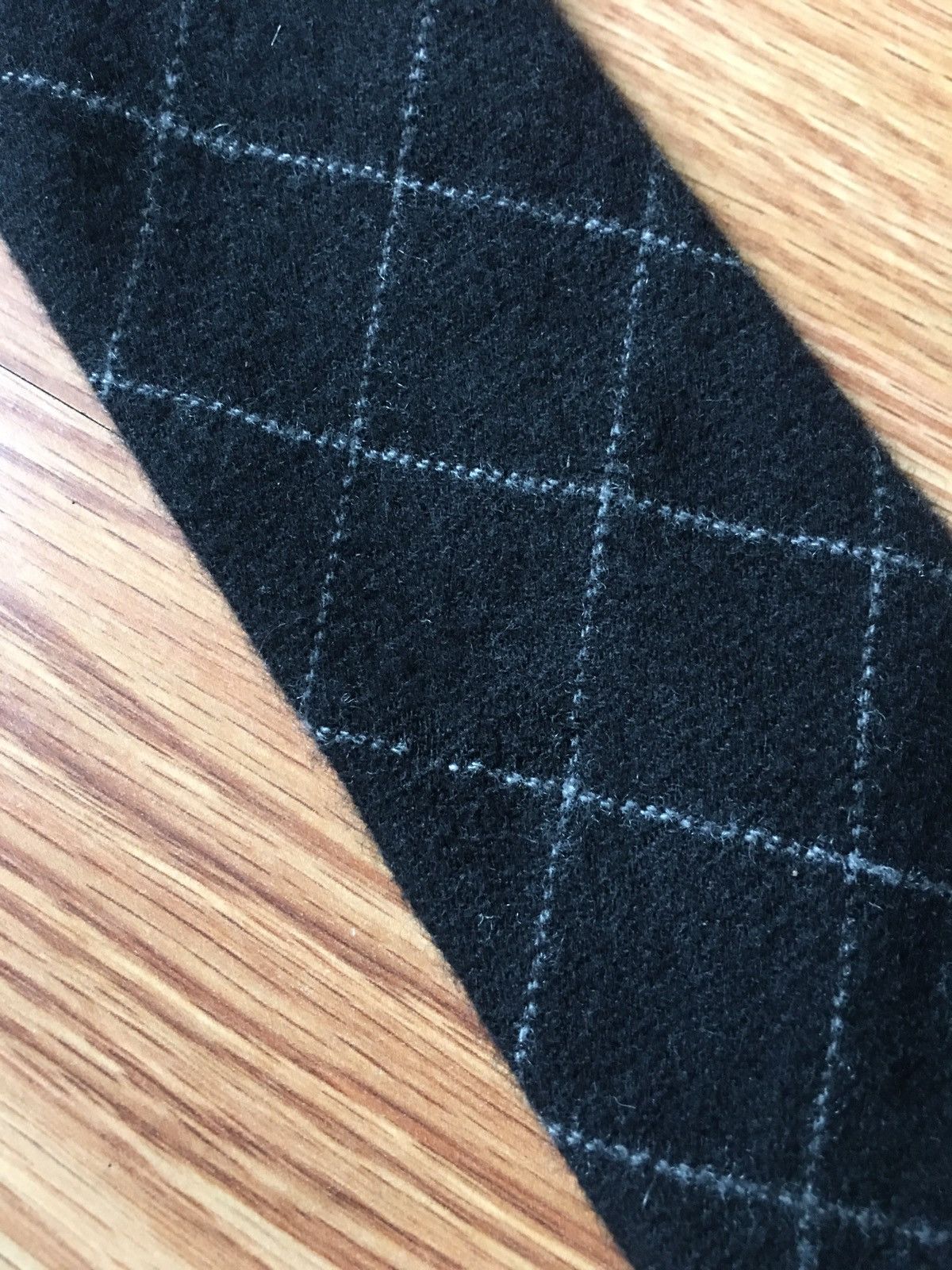 Ralph Lauren × Ralph Lauren Purple Label Ralph Lauren Purple Label Cashmere Grey Mens Tie Size ONE SIZE - 3 Thumbnail