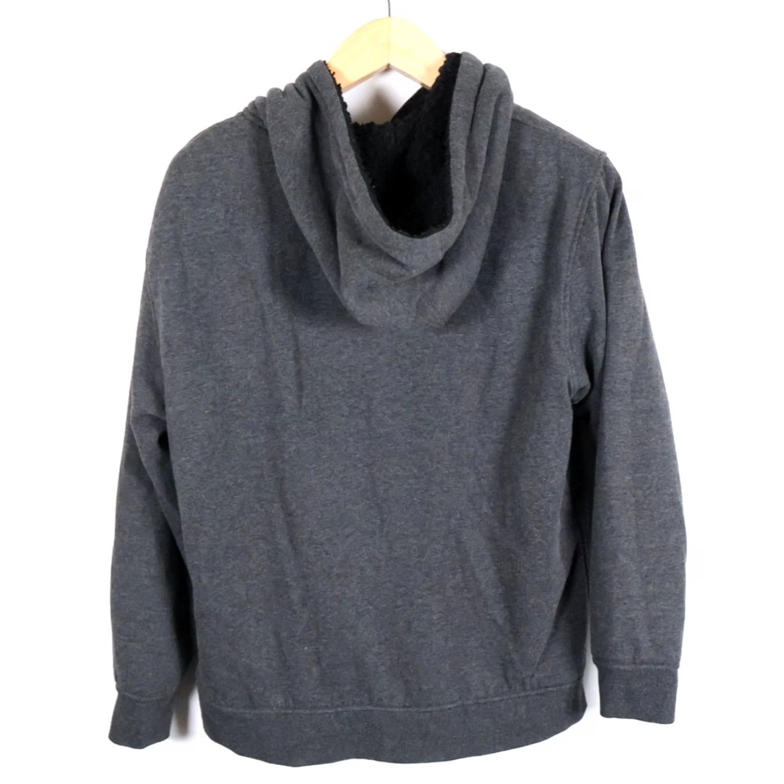 Southpole Southpole Hooded Full Zip Sweatshirt Mens Medium Gray Sherpa Lined Heavyweight Pockets Vintage No Size US M / EU 48-50 / 2 - 2 Thumbnail