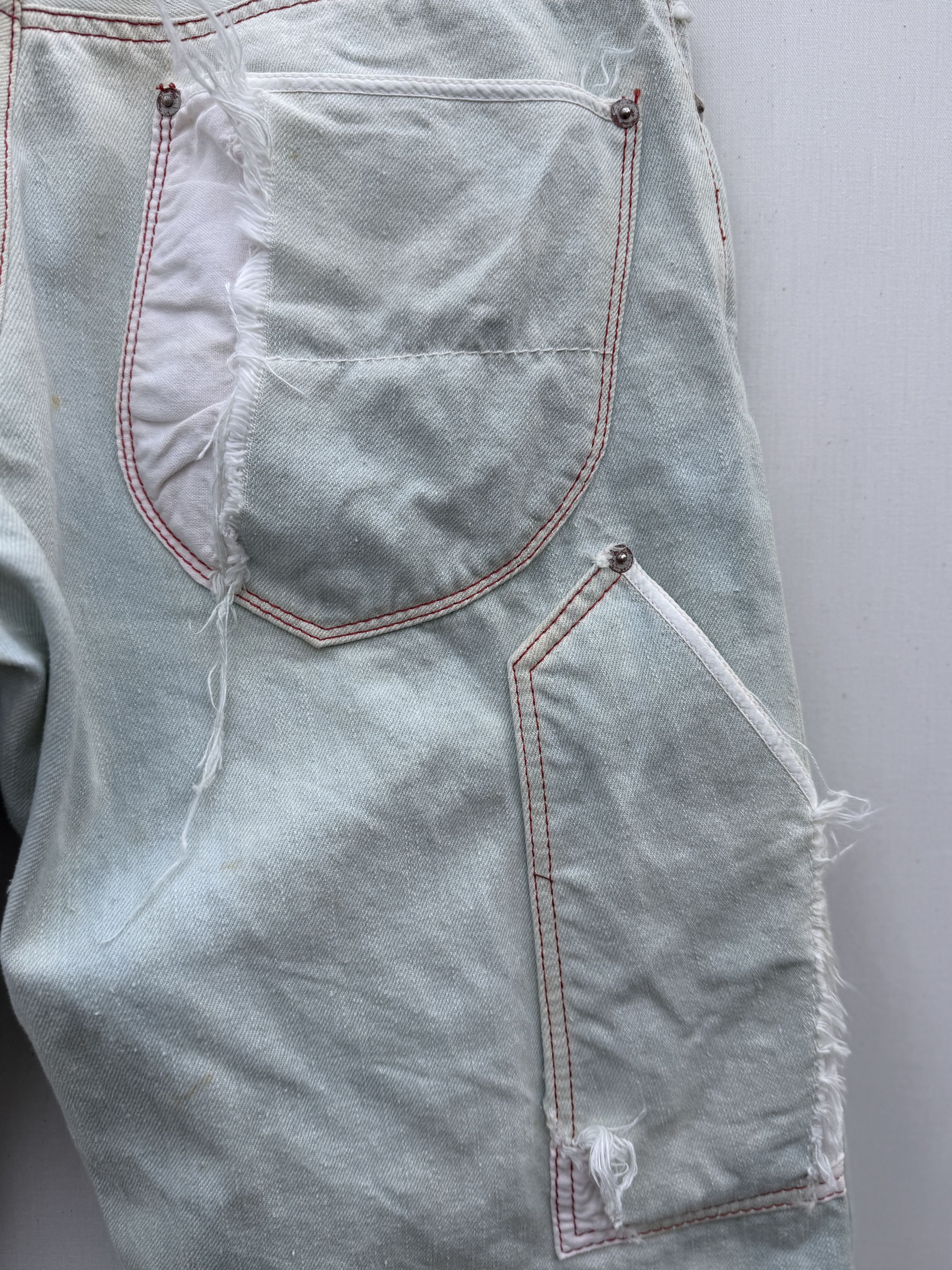 Other Vimeux Bleached Double Front Jeans Size US 34 / EU 50 - 11 Thumbnail