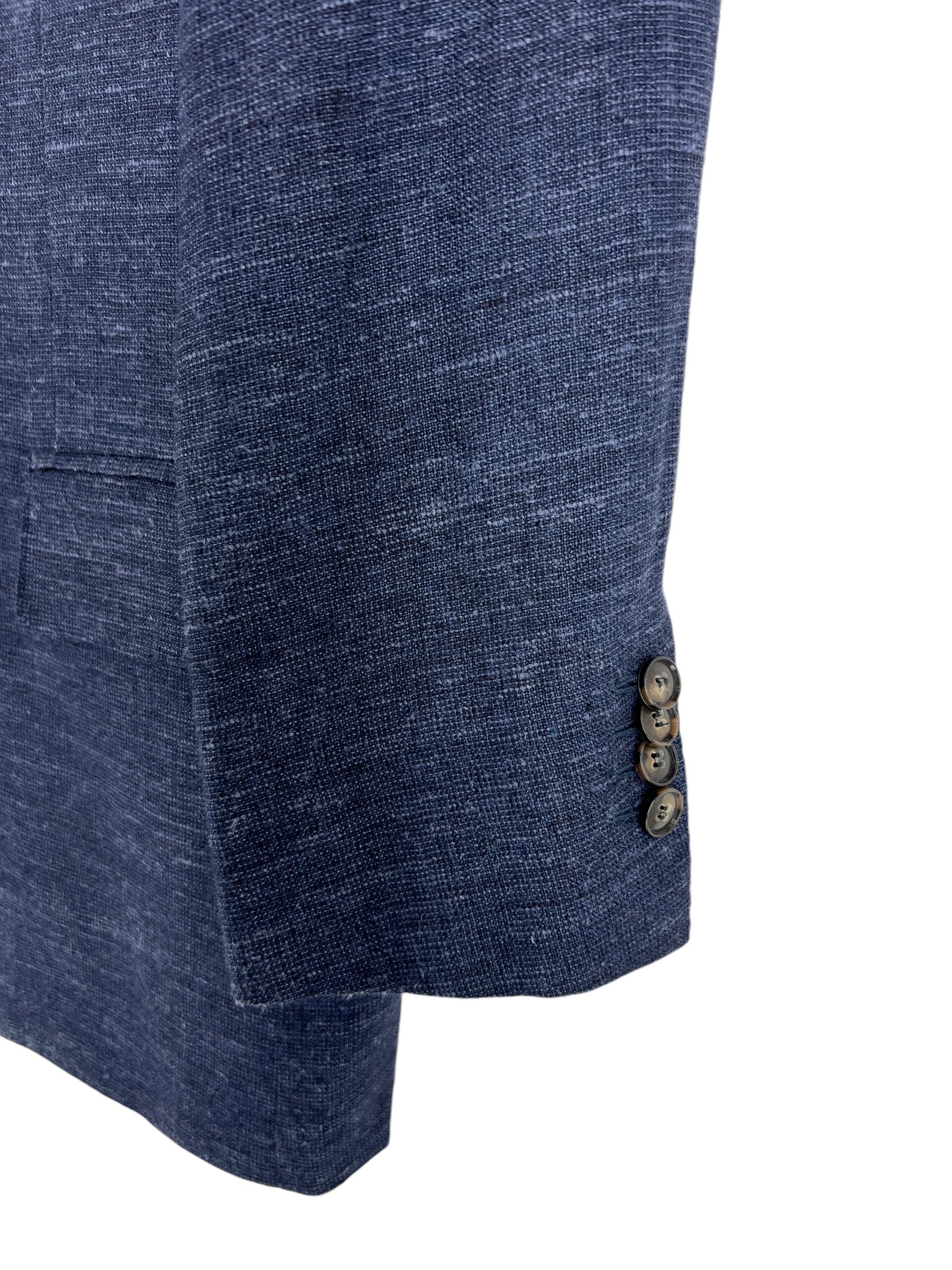 Suitsupply Lazio Silk Linen Wool Blazer Waistcoat Suit EU:54; UK/US:44S Size 44S - 9 Thumbnail