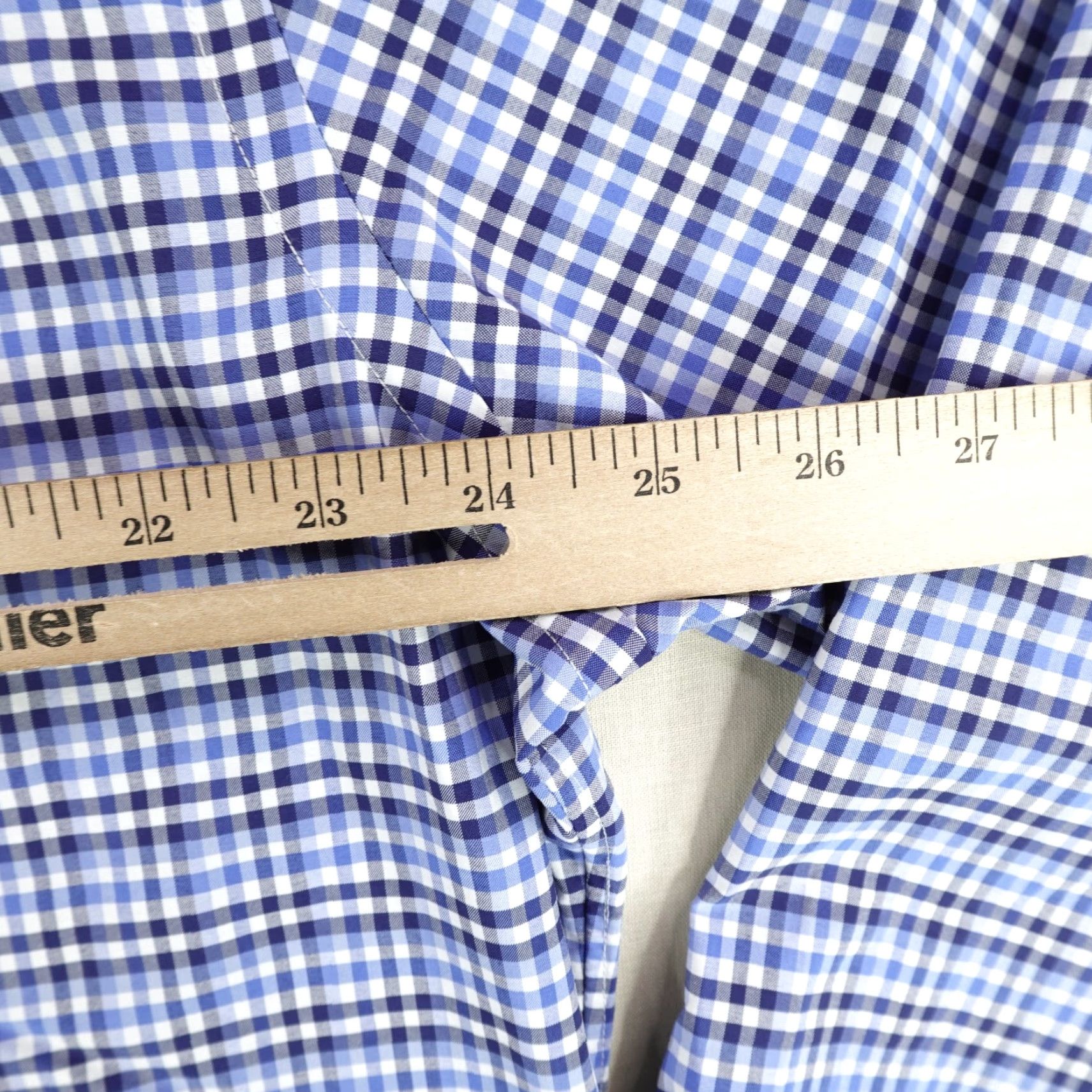 Ralph Lauren VINTAGE Ralph Lauren Shirt Mens XL Blue Gingham Plaid Classic Fit Button-Up Size US XL / EU 56 / 4 - 7 Thumbnail