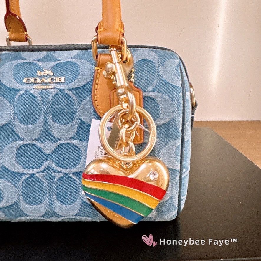 Coach Heart Bag Charm CAX71 Size ONE SIZE - 2 Thumbnail