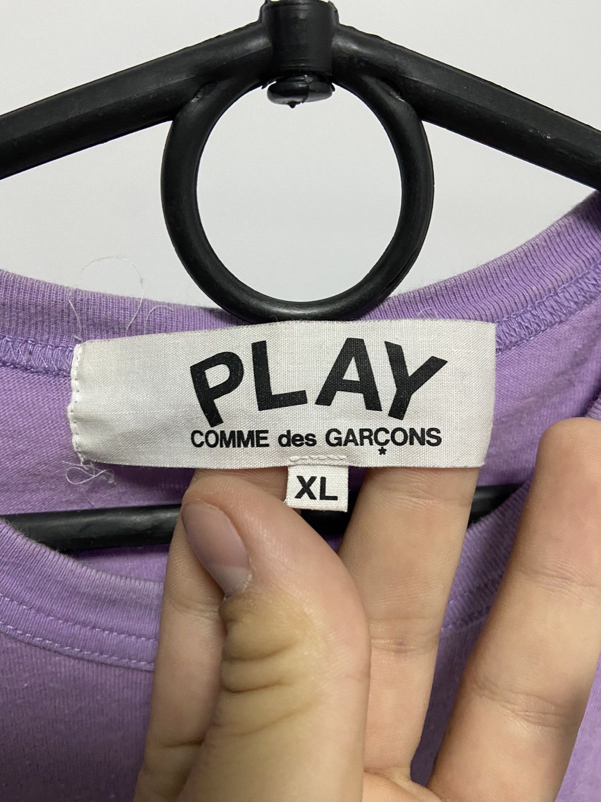 Comme des Garcons PLAY × Japanese Brand × Vintage Play Come Des Garcons Vintage T Shirt small Logo Size US XL / EU 56 / 4 - 4 Thumbnail
