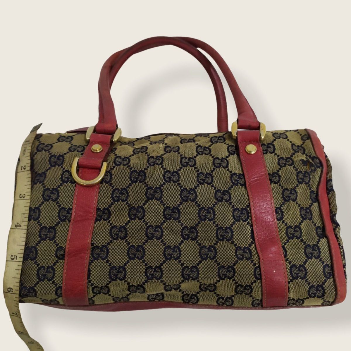 Gucci ‼️LASTDROP‼️ AUTHENTIC GUCCI GG CANVAS MINI BOSTON BAG Size ONE SIZE - 15 Thumbnail