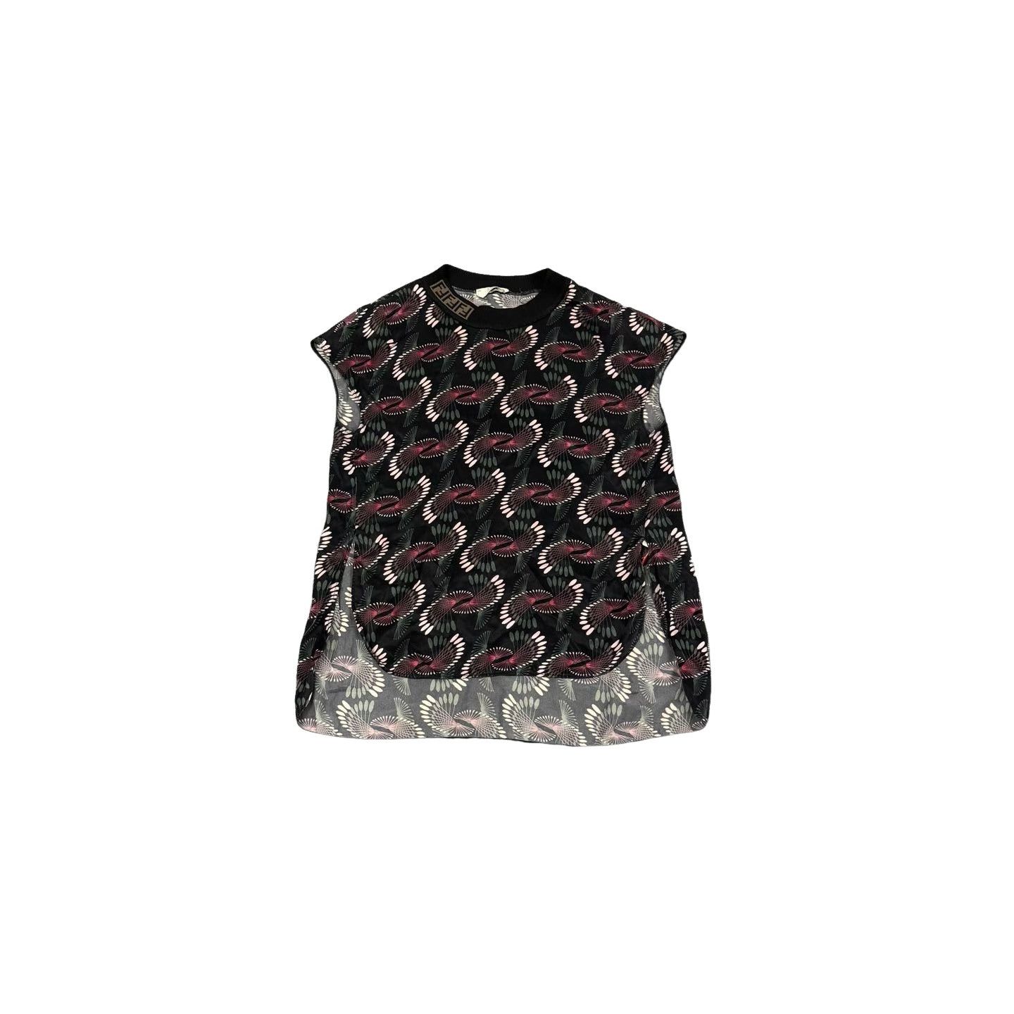 Fendi Fendi Floral Silk Logo Tank Top IT 36 Size XS / US 0-2 / IT 36-38 - 1 Thumbnail