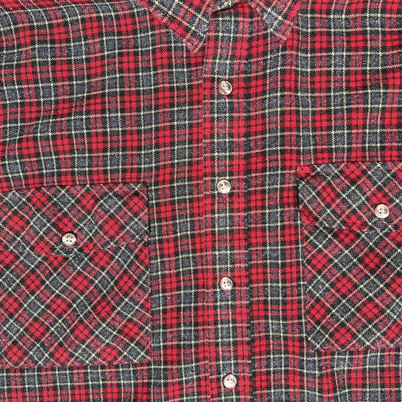 Vintage Vintage 90s Woven Plaid Work Shirt Size US XL / EU 56 / 4 - 5 Thumbnail