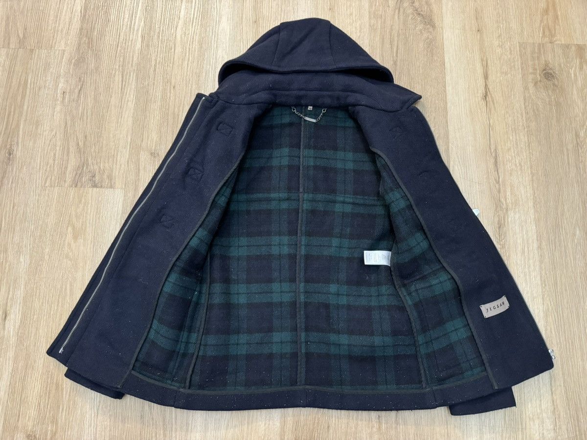 Jigsaw Jigsaw Wool Duffle Coat Jacket Leather Navy size 10 S Size M / US 6-8 / IT 42-44 - 3 Thumbnail