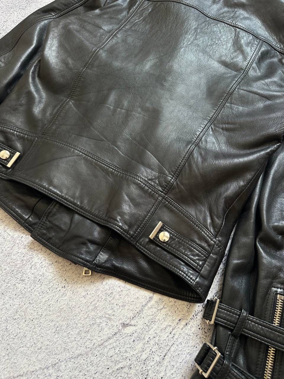Balmain Balmain Men’s Leather Jacket With Straps Size 48 Size US M / EU 48-50 / 2 - 12 Thumbnail