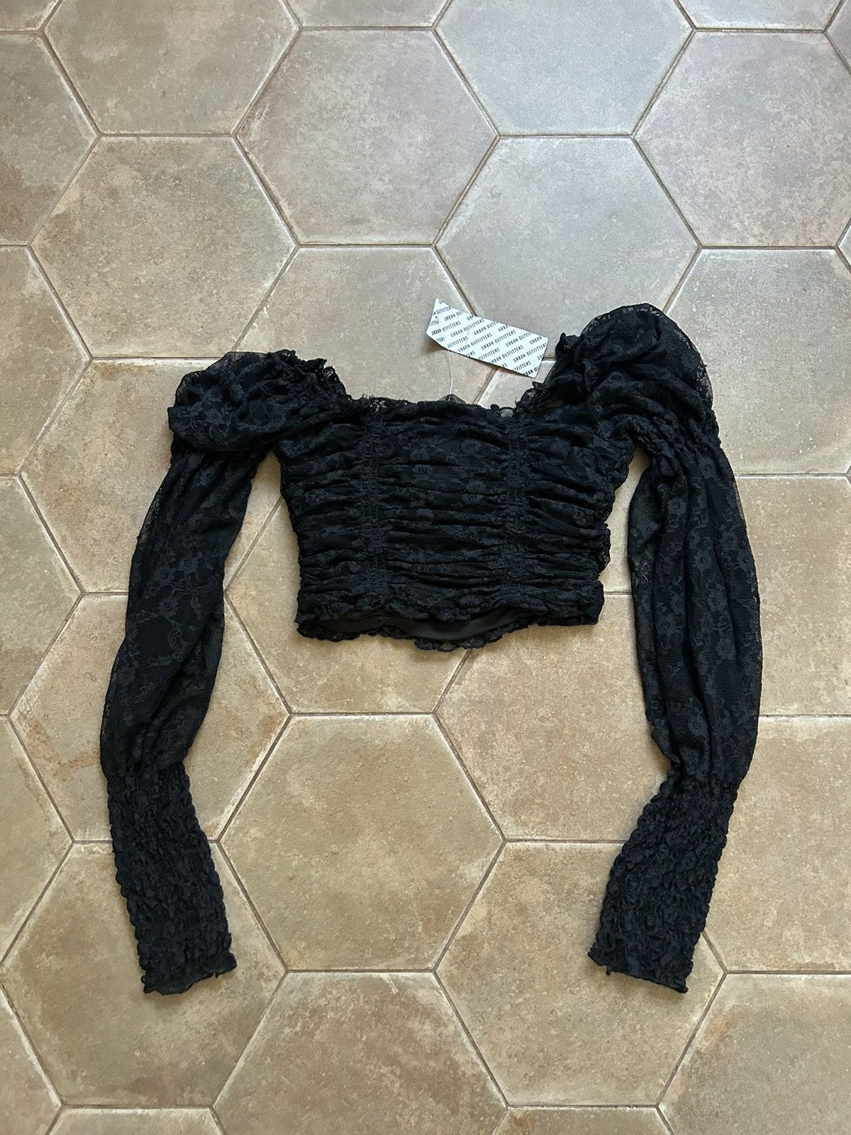 Japanese Brand × Urban Outfitters MESH TOP SHIRT Size XS / US 0-2 / IT 36-38 - 6 Thumbnail