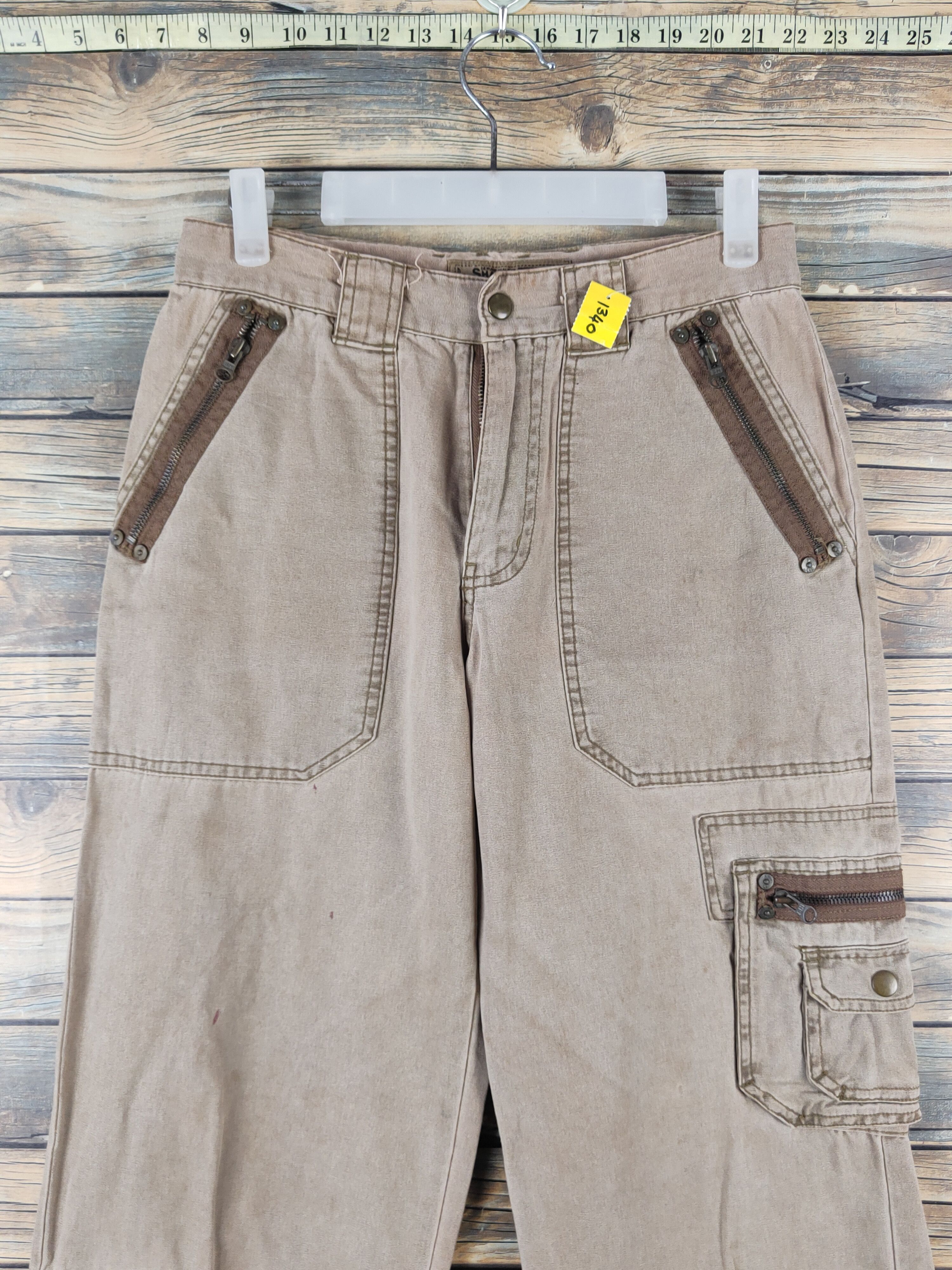 Japanese Brand DL Shane Brown Multipocket Tactical Cargo Pants #1340 Size US 28 / EU 44 - 2 Thumbnail