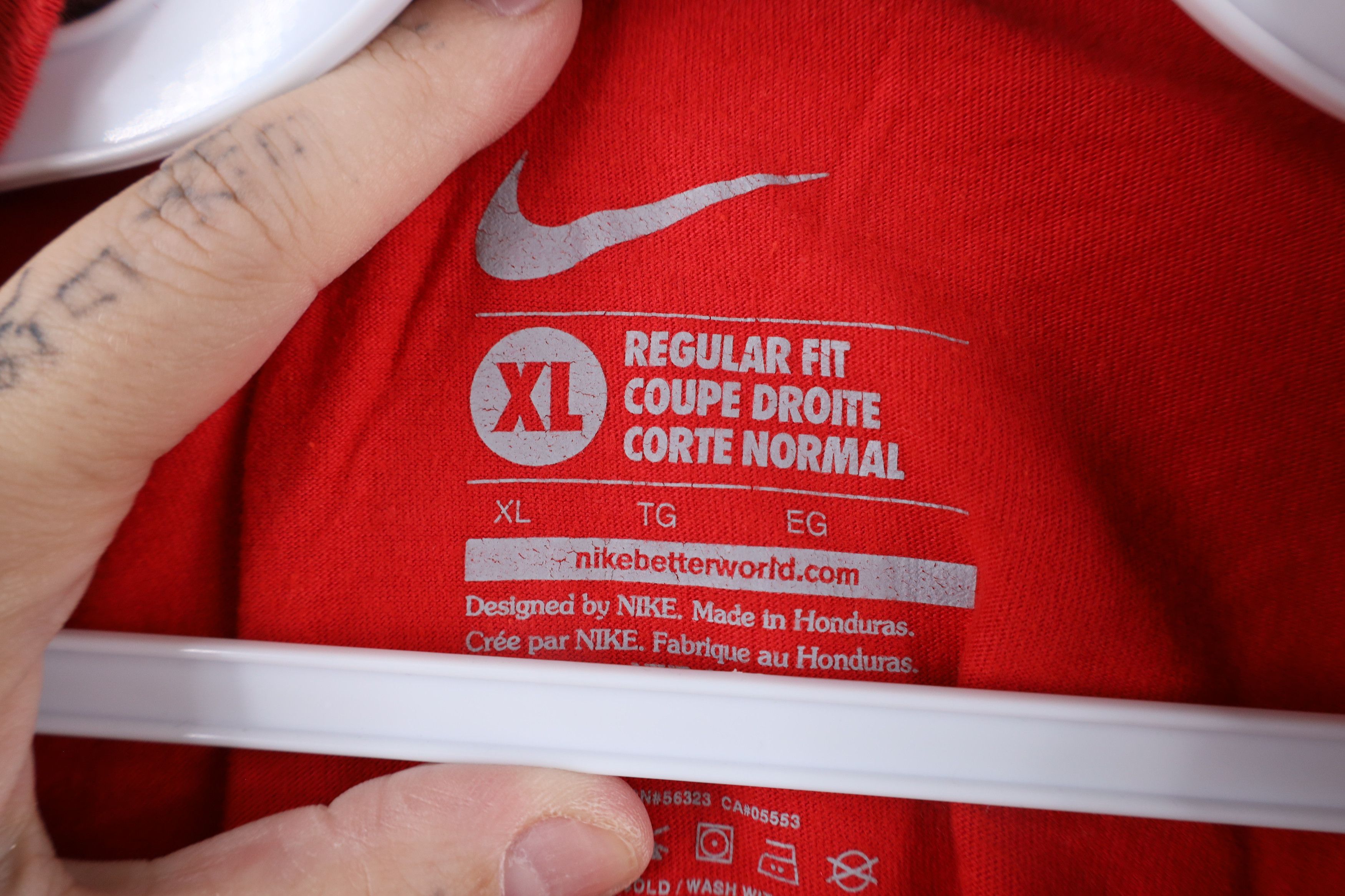 Nike × Vintage Vintage Y2K Nike Swoosh Cincinnati Reds Baseball T-Shirt Size US XL / EU 56 / 4 - 8 Thumbnail
