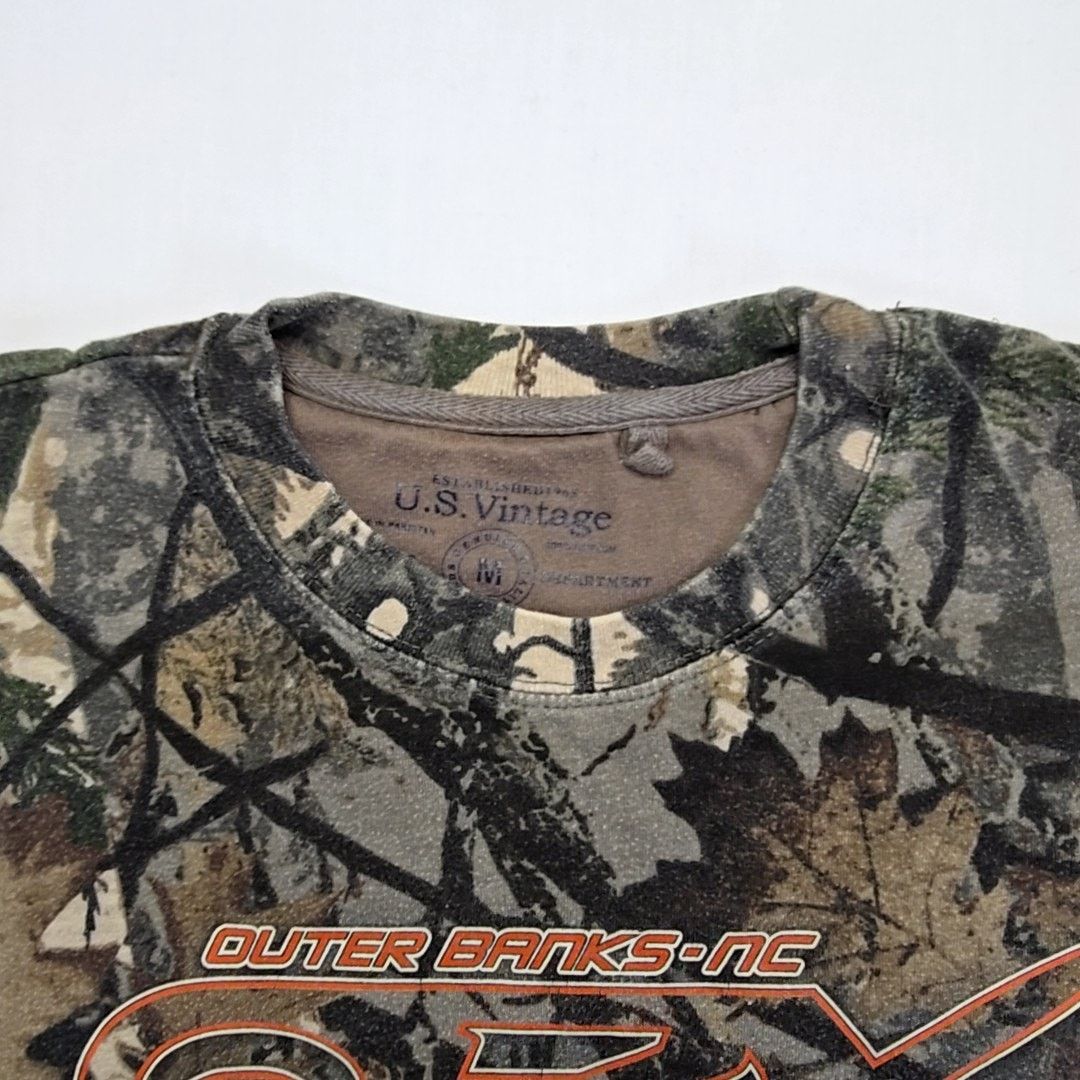 Other Y2K Camo Long Sleeve Shirt Outer Banks North Carolina Tee M Size US M / EU 48-50 / 2 - 6 Thumbnail