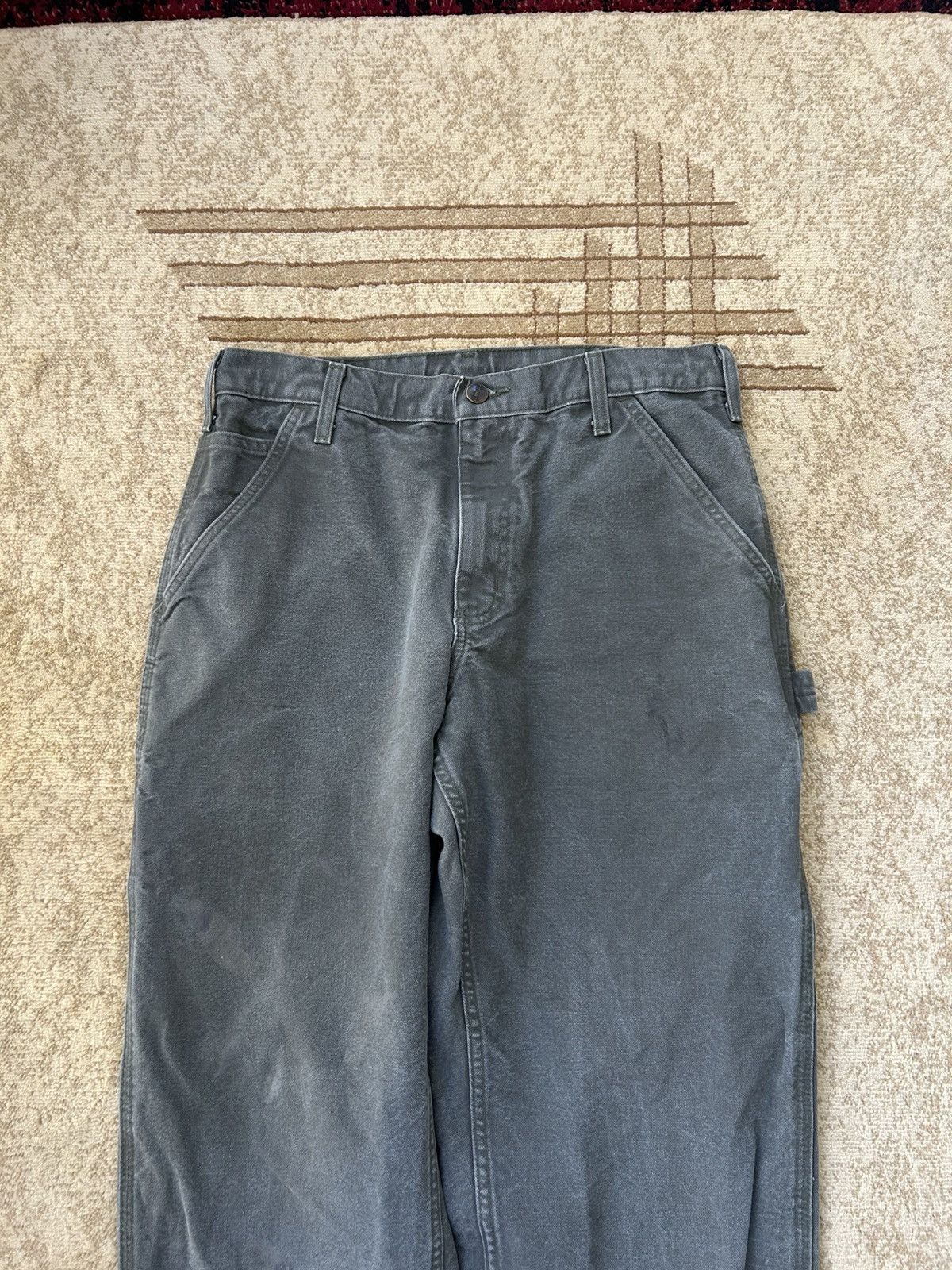 Carhartt Carhartt Faded Moss Green Carpenter Pants Size US 31 - 7 Thumbnail