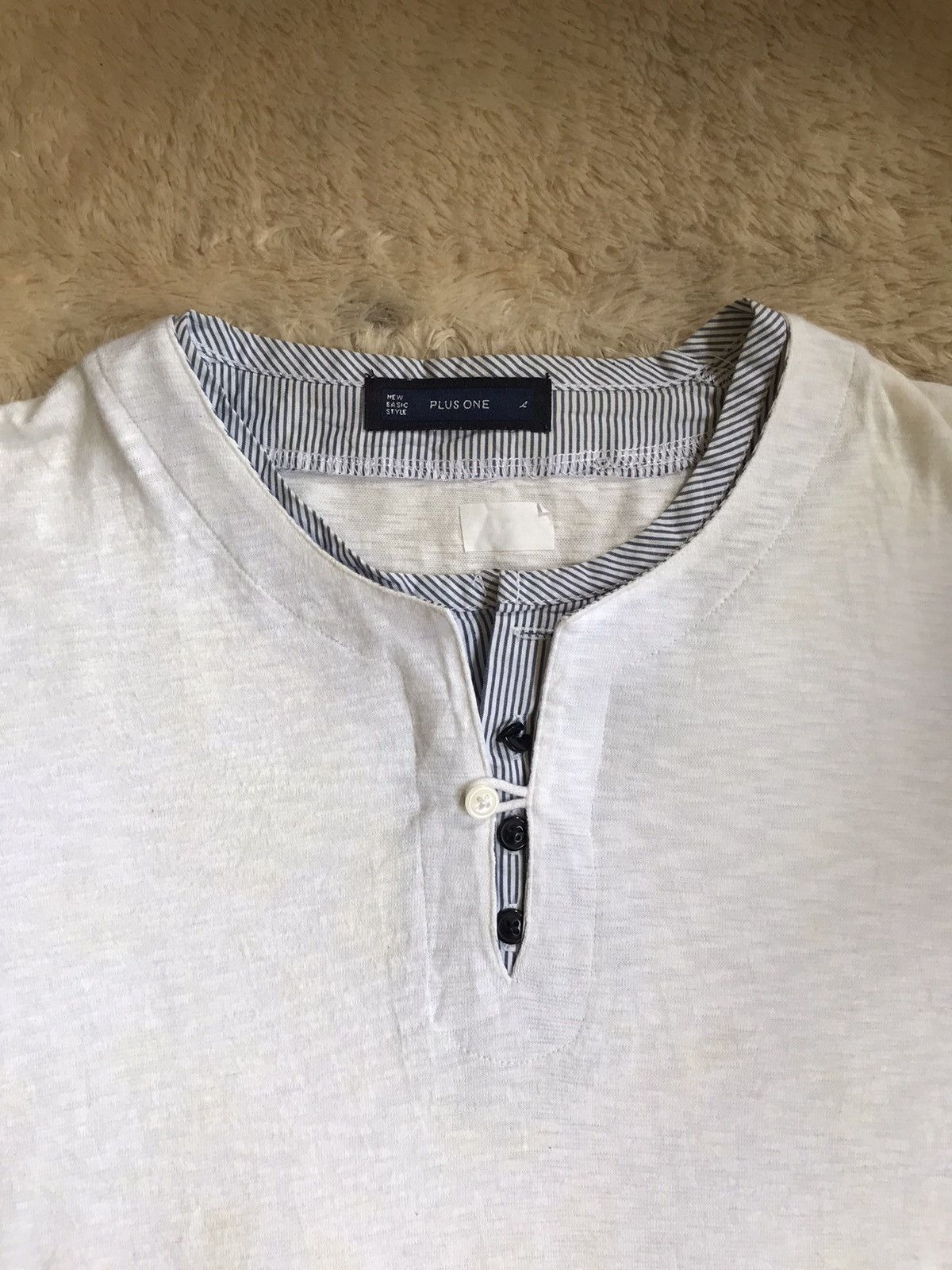 Plus One Clothing Plus one T Shirt Double Layer Japan Style Size US L / EU 52-54 / 3 - 5 Thumbnail