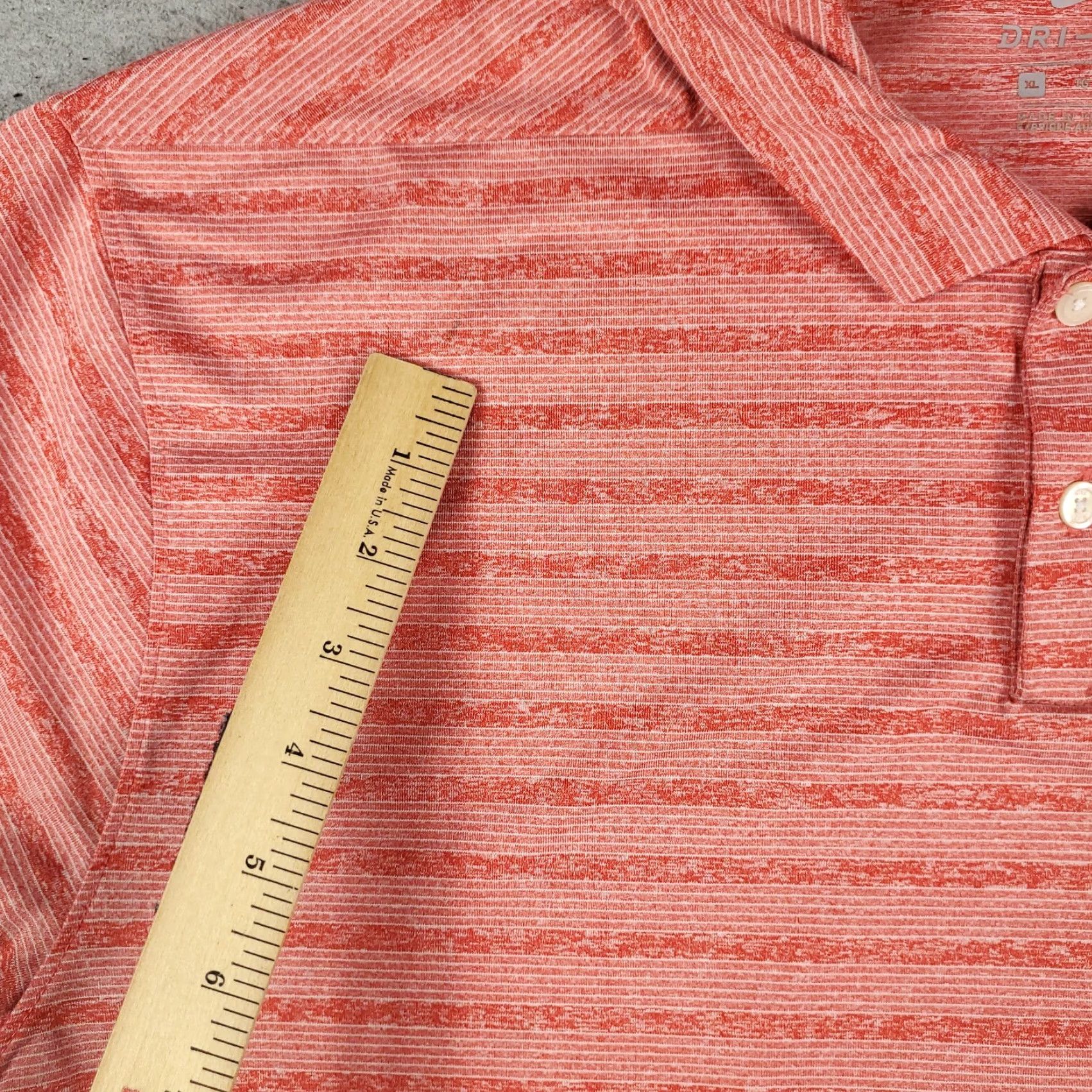 Nike VINTAGE Nike Polo Shirt Mens XL Red Striped Swoosh Casual Short Sleeve Size US XL / EU 56 / 4 - 4 Thumbnail