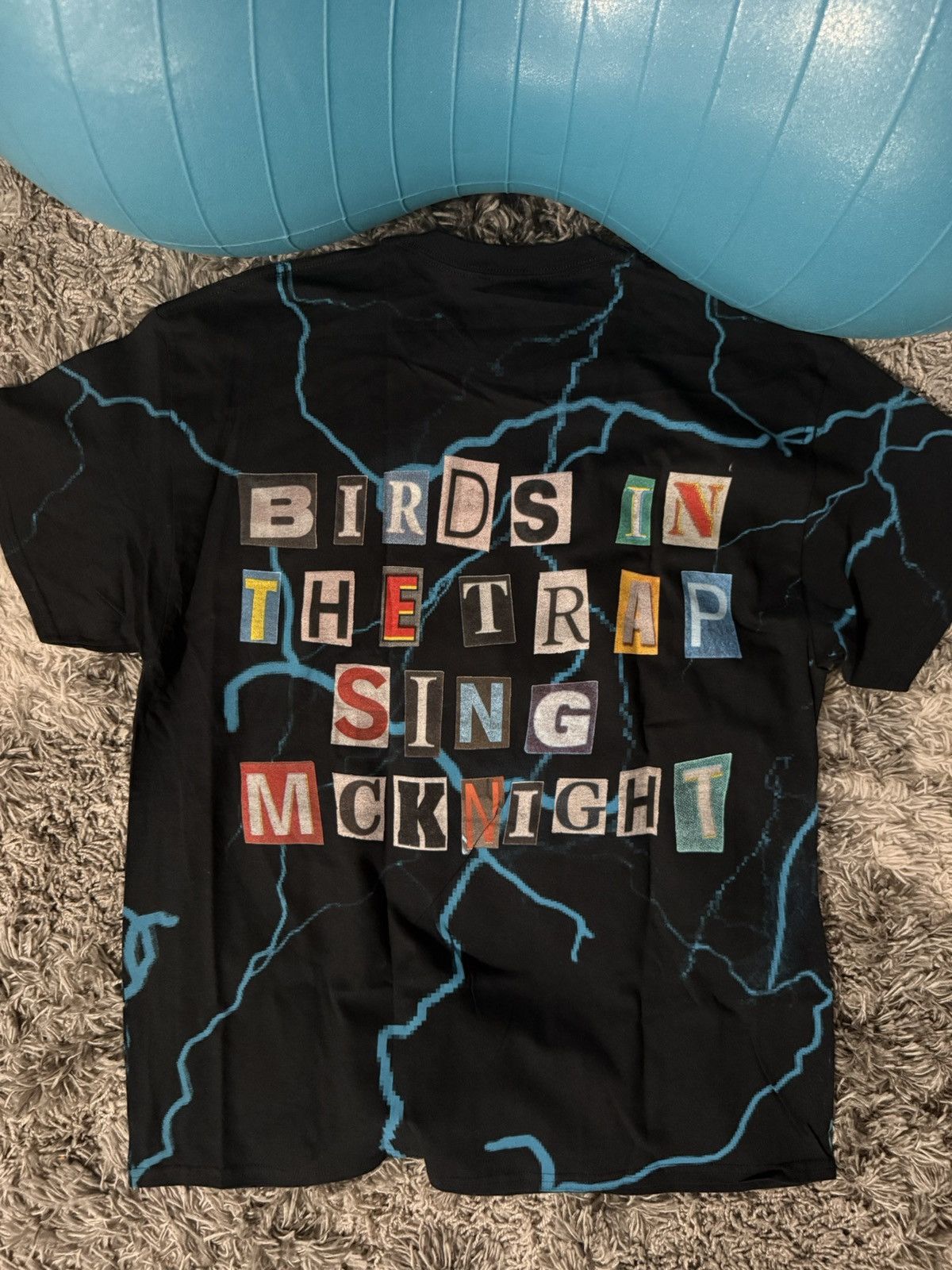 Travis Scott TRAVIS SCOTT “BIRDS IN THE TRAP” LIGHTINING TEE in XL Size US XL / EU 56 / 4 - 2 Thumbnail