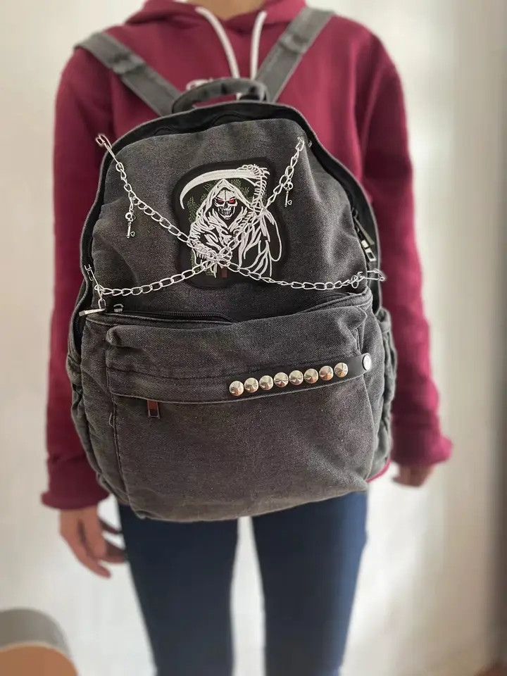 Vintage Denim Backpack Size ONE SIZE - 4 Thumbnail