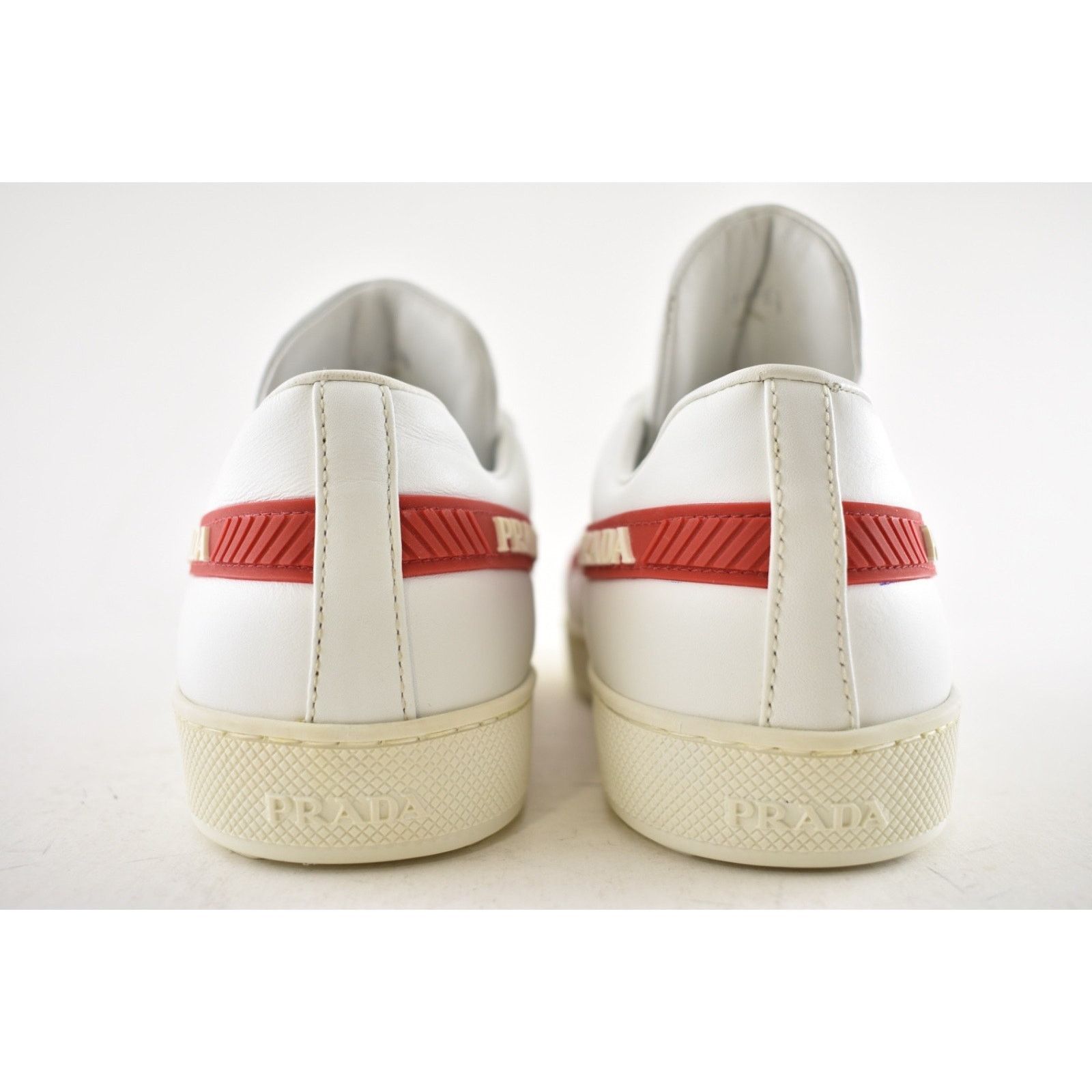 Prada Prada Band Logo Lace Up Tie Flat Low Top Sneaker 36.5 Size US 6.5 / IT 36.5 - 17 Thumbnail