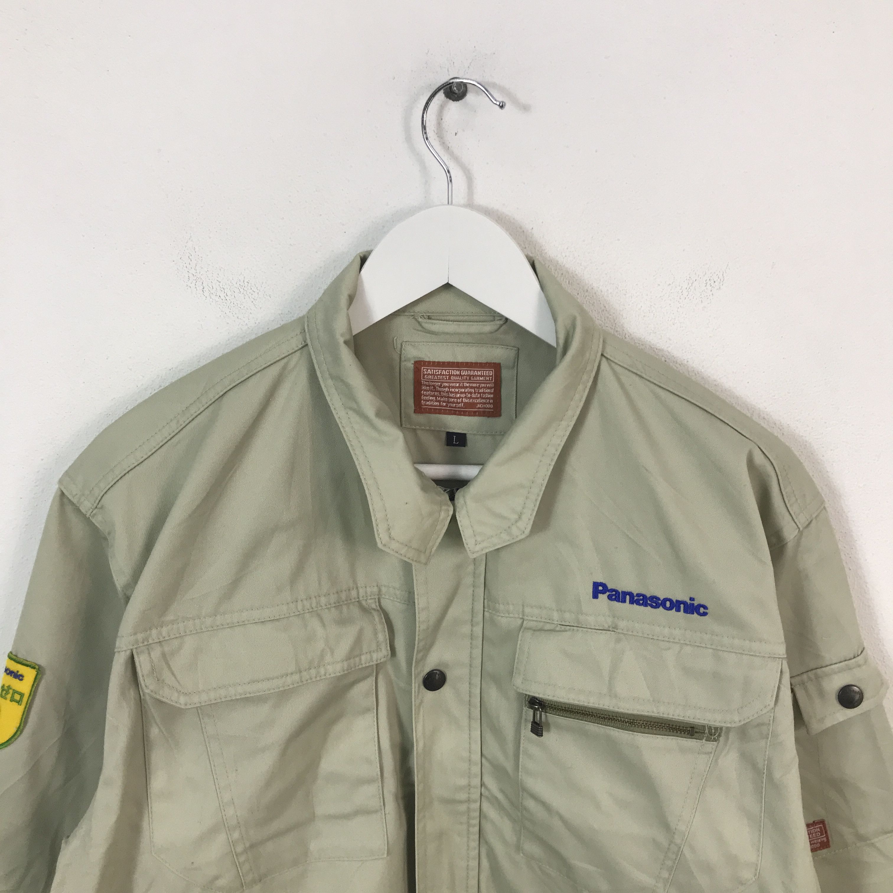 Japanese Brand vintage Panasonic Uniform Japan Workers jacket Size US L / EU 52-54 / 3 - 2 Thumbnail