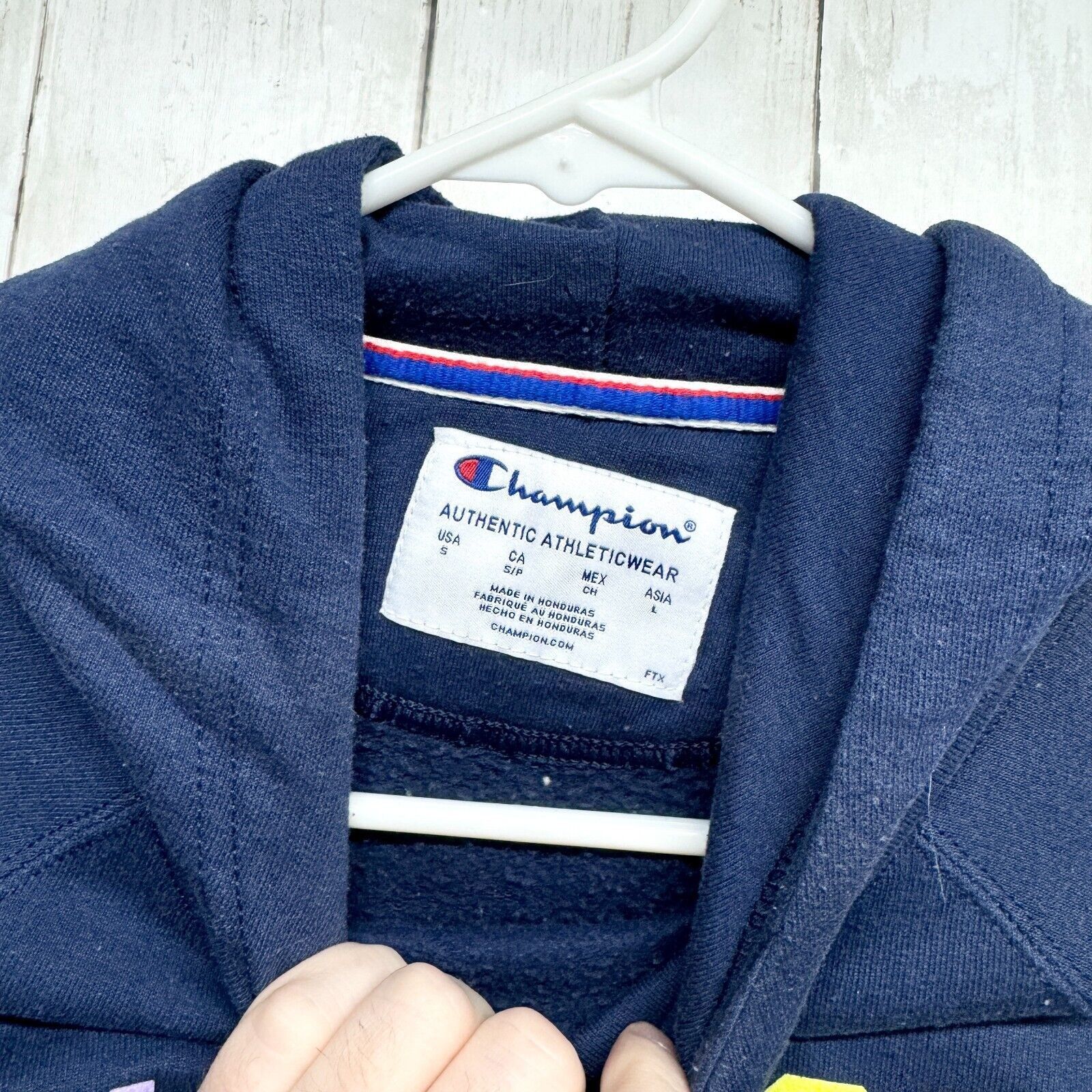 Champion Champion Hoodie Small Blue Open Pocket Cotton Logo Casual Size S / US 4 / IT 40 - 2 Thumbnail