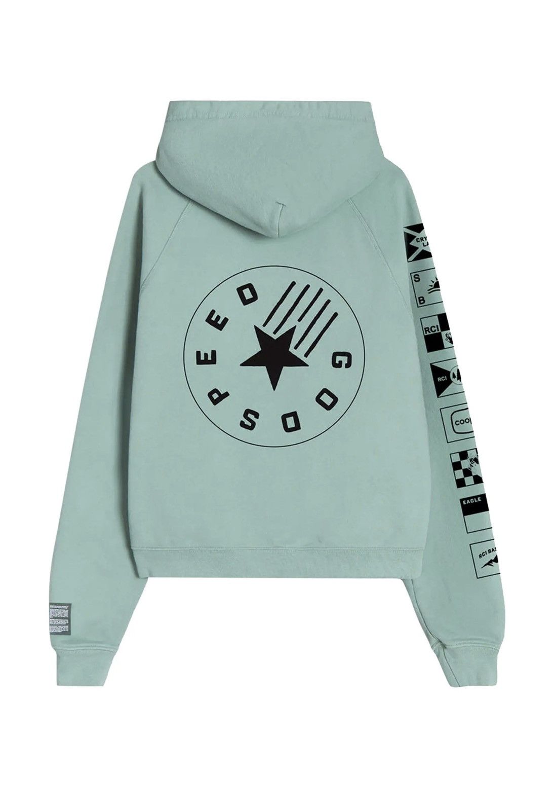 Reese Cooper REESE COOPER Flags Cotton Knit Hoodie In Green size XL Size XL / US 12-14 / IT 48-50 - 2 Thumbnail
