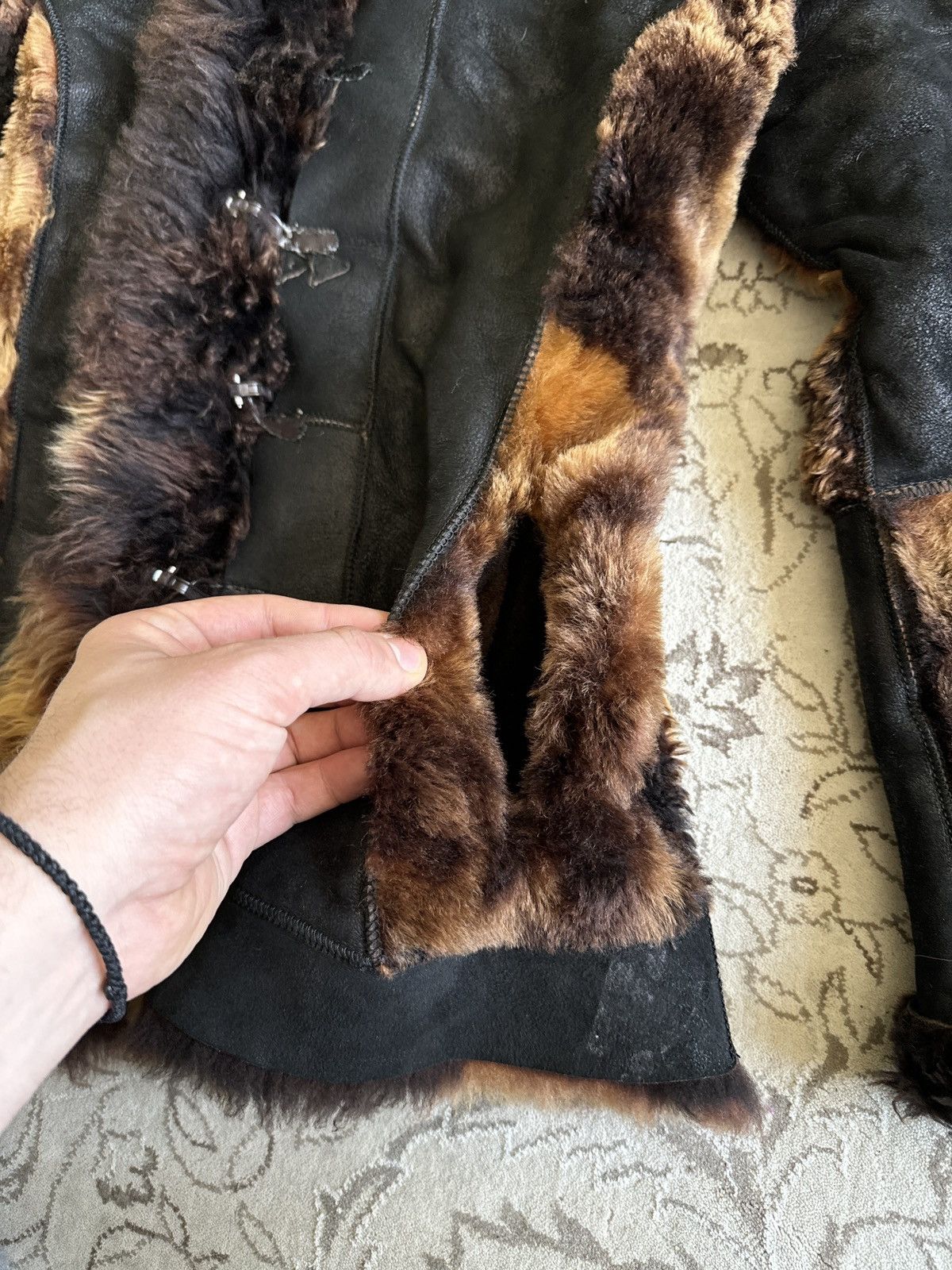 Japanese Brand Vintage Faux Fur Leather Hooded Coat Jacket LGB Ifsixwasnine Size M / US 6-8 / IT 42-44 - 8 Thumbnail