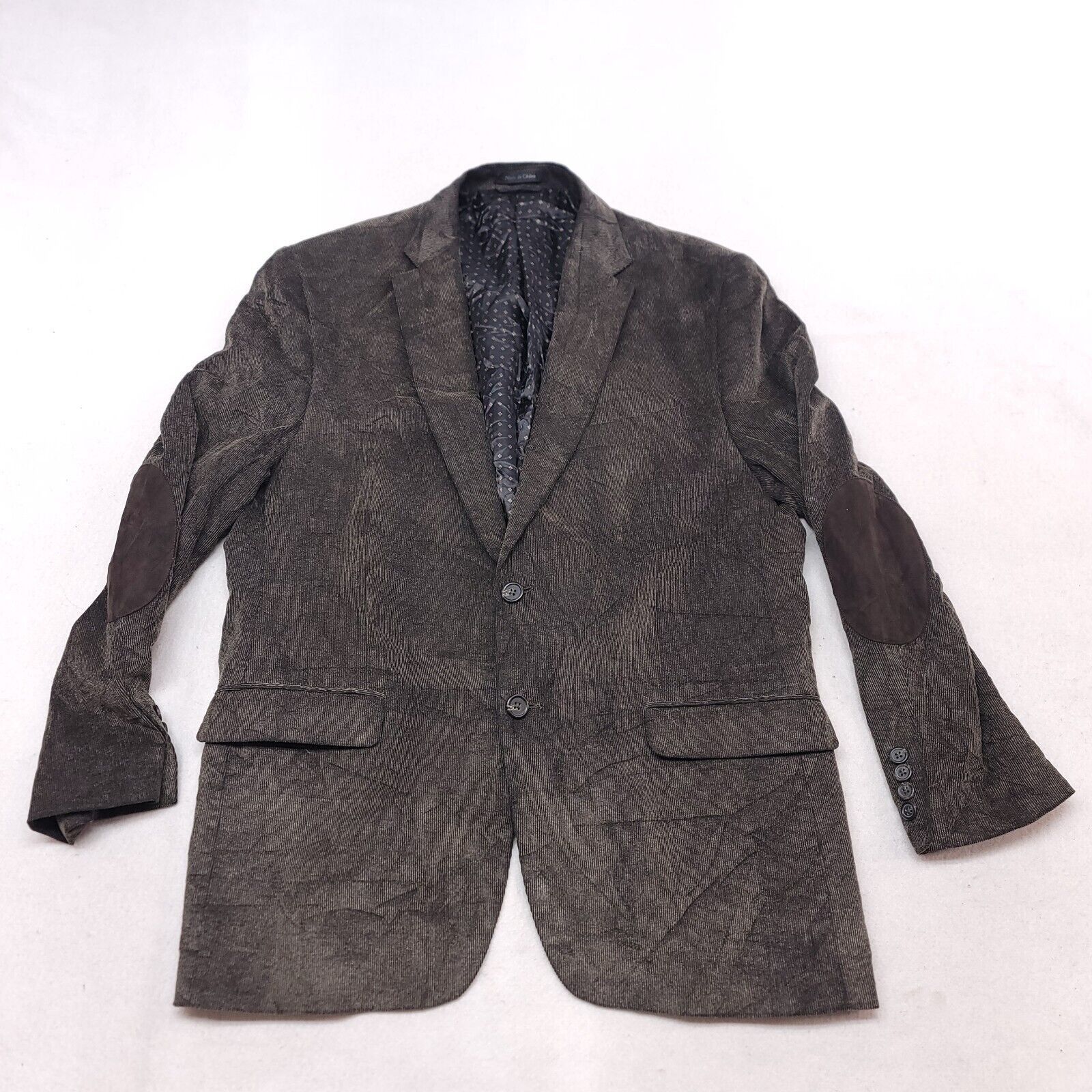 Chaps Chaps Casual Two Button Suit Jacket Mens Size 44R Brown Size 44R - 2 Thumbnail