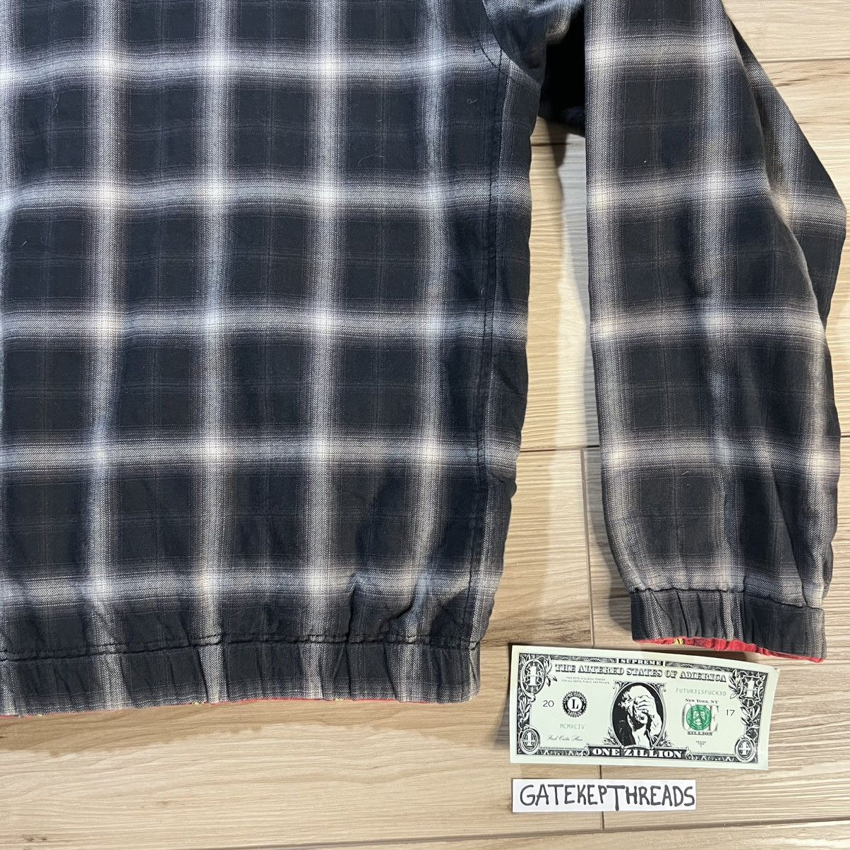 Sasquatchfabrix Sasquatchfabrix AW05 3D Rope Check Reversible Hoodie Size US M / EU 48-50 / 2 - 24 Thumbnail