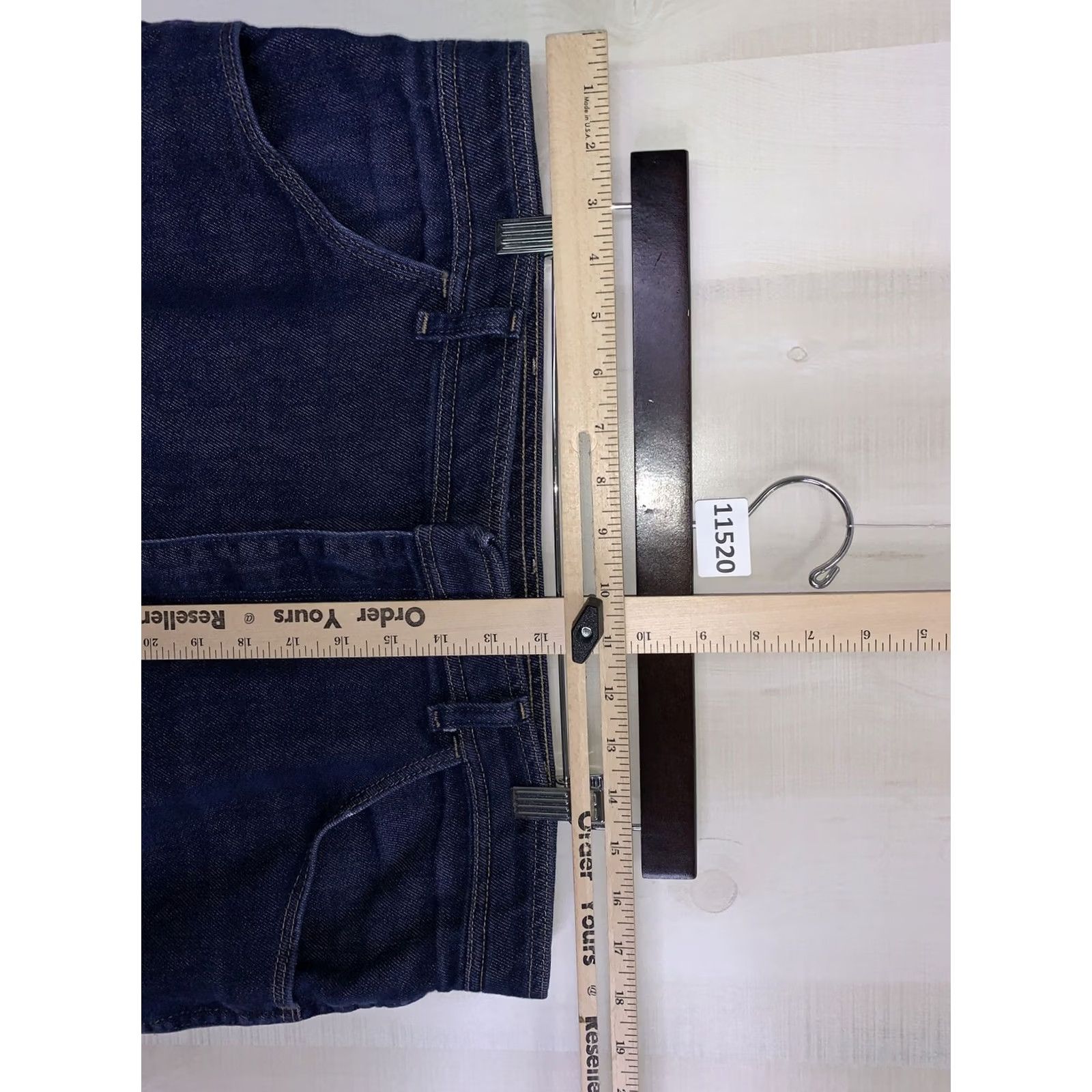 Wrangler VINTAGE Wrangler Jeans Indigo Wash Straight Mens 38x29 USA Made-11520 Size US 38 / EU 54 - 2 Thumbnail