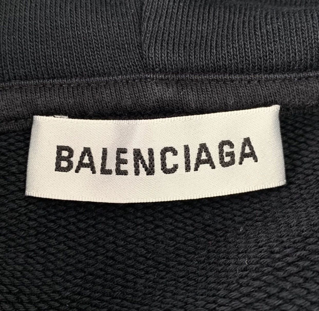 Balenciaga Balenciaga black logo gradient print long sleeved sweatshirt Size US XS / EU 42 / 0 - 6 Thumbnail