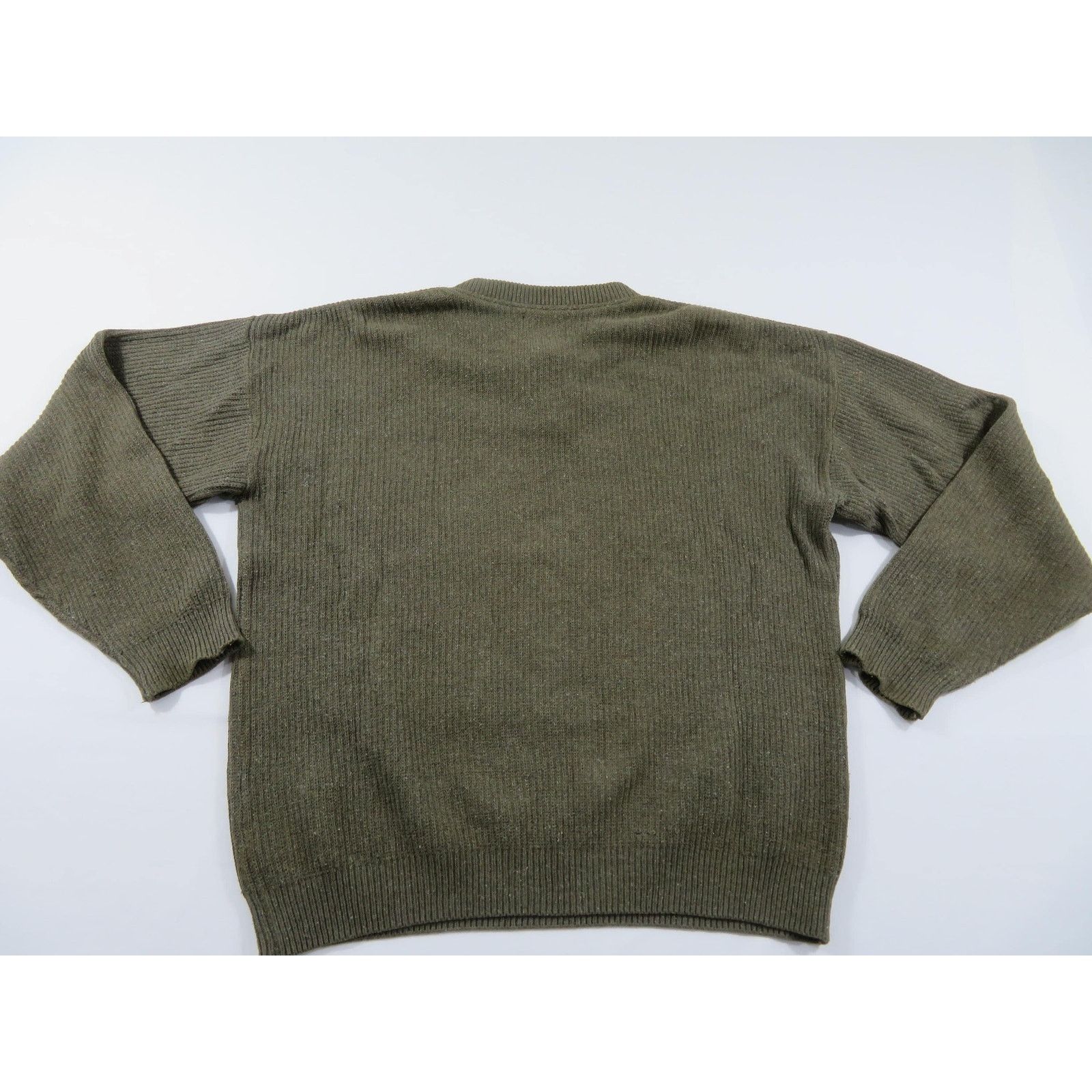 Woolrich Woolen Mills Woolrich Green Earthtone Color Tweed Henley Sweater L 1990s Size US L / EU 52-54 / 3 - 2 Thumbnail