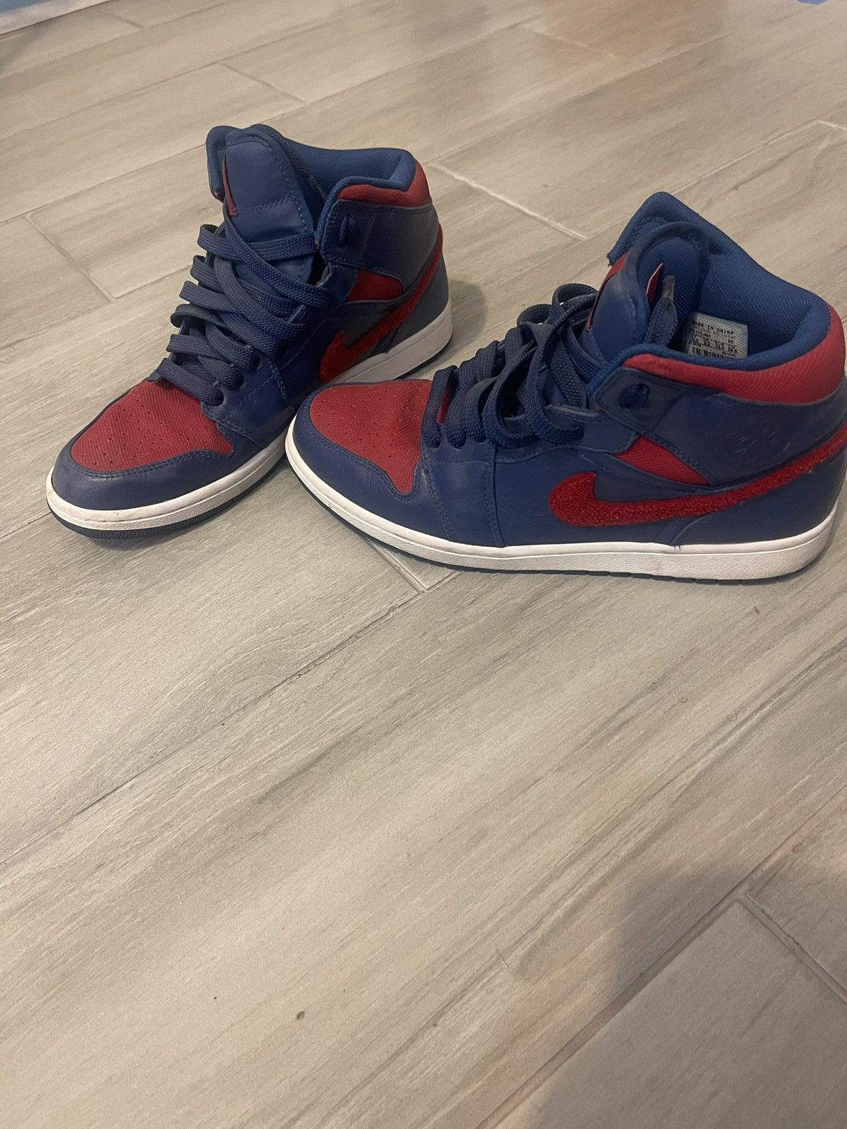 Jordan Brand Nike Air Jordan 1 French Blue Phat 2009 Premier Size US 10.5 / EU 43-44 - 4 Thumbnail