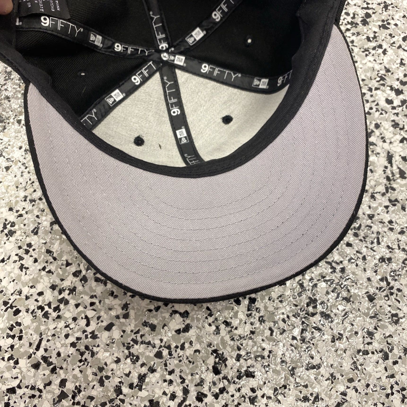 New Era Cincinnati Bengals New Era 9Fifty SnapBack Adjustable Hat Black Hat Mens One Size Black Size ONE SIZE - 7 Thumbnail