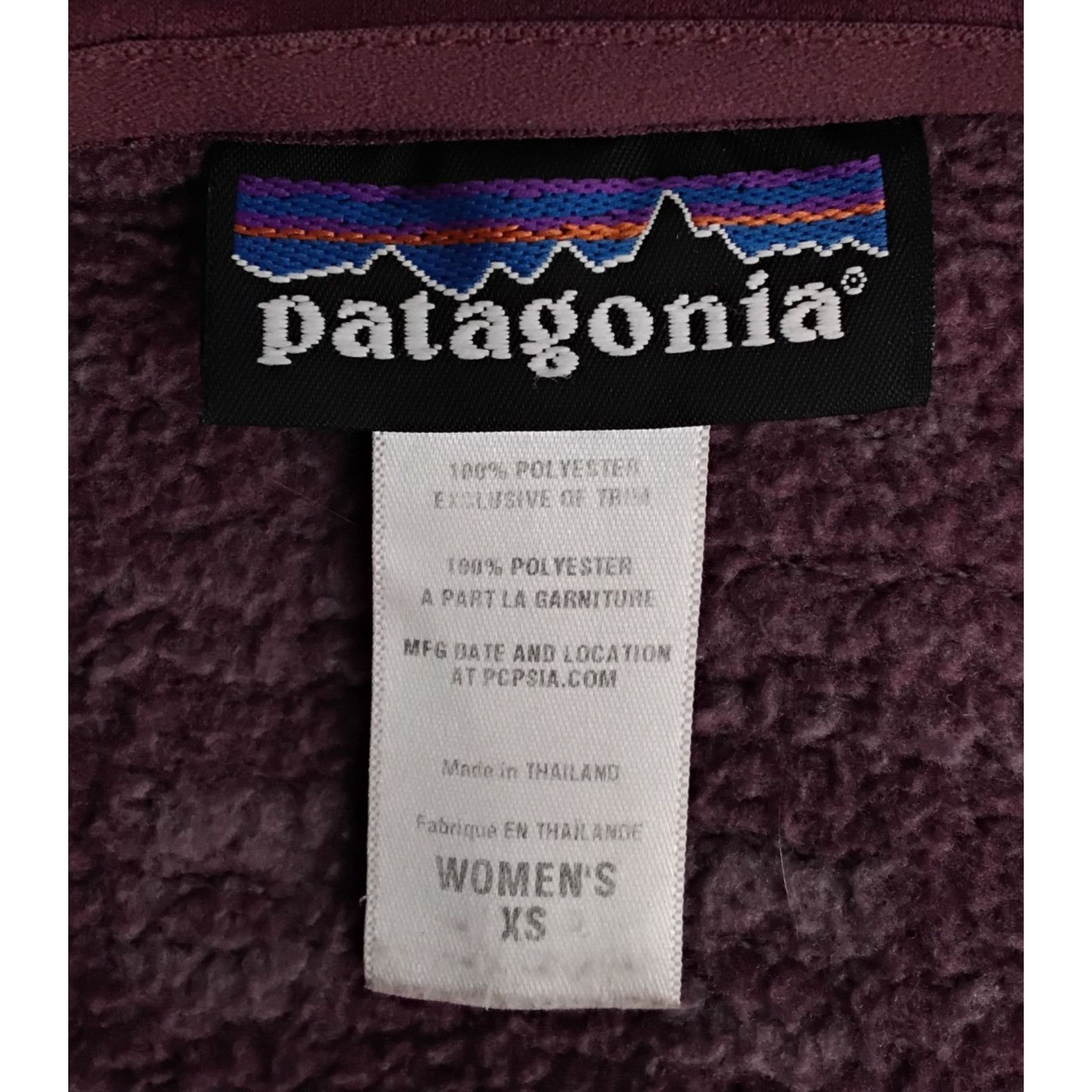 Patagonia Patagonia Hoodie Women's XS Purple Geometric Fleece Lined Size XS / US 0-2 / IT 36-38 - 6 Thumbnail