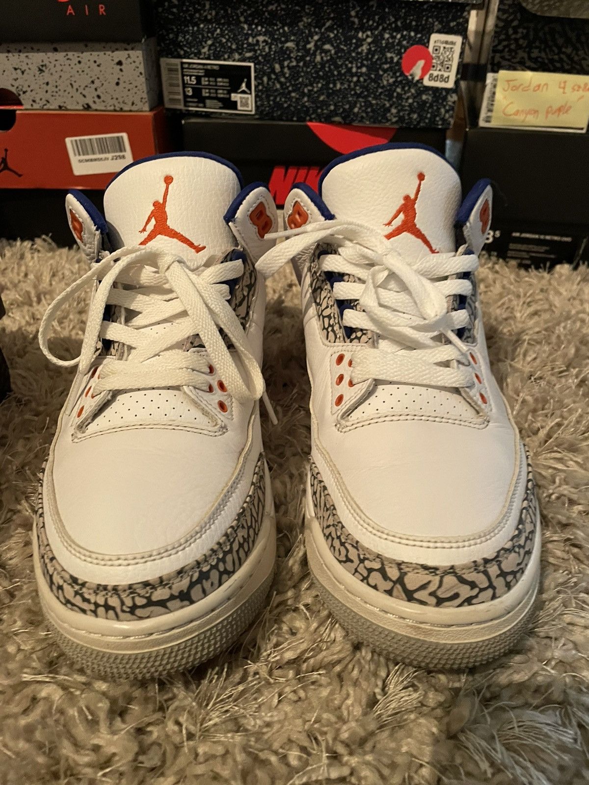 Jordan Brand Jordan 3 Knicks Size US 9 / EU 42 - 4 Thumbnail