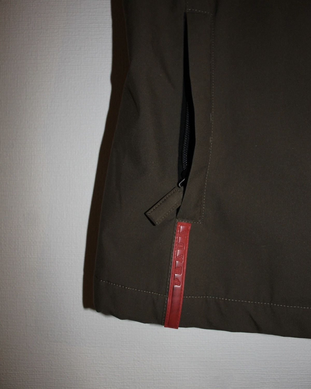 Prada 00's PRADA sport khaki nylon vest Art.109024 Size ONE SIZE - 9 Thumbnail